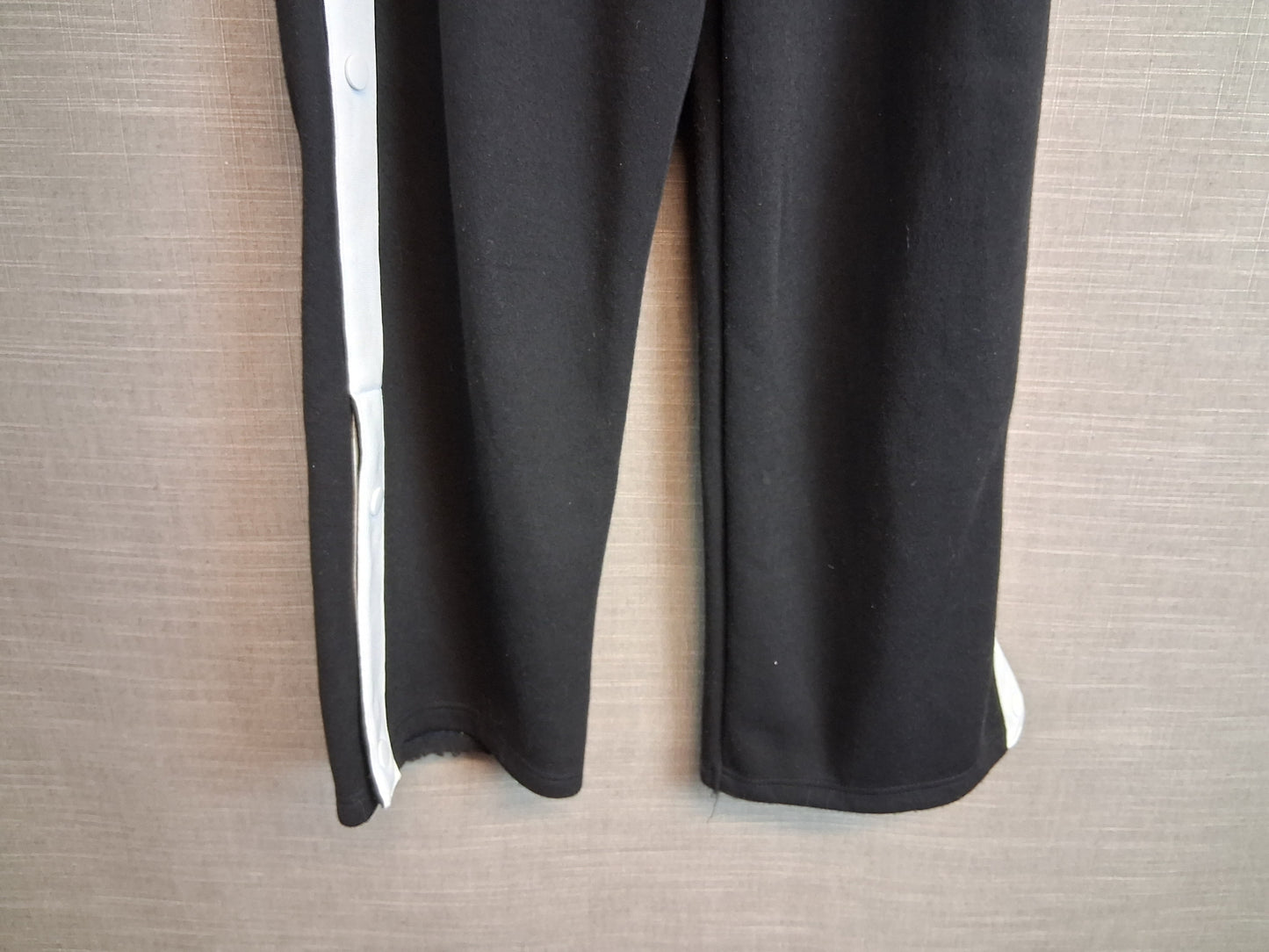 River Island Girls Black Joggers Faux Popper Sides Age 11-12 Years