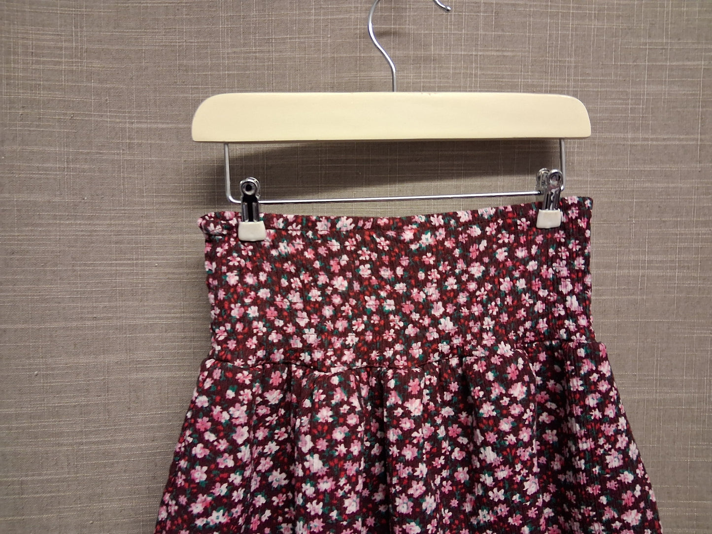 Zara Purple Floral Skorts Elastic Waist Age 8 Years