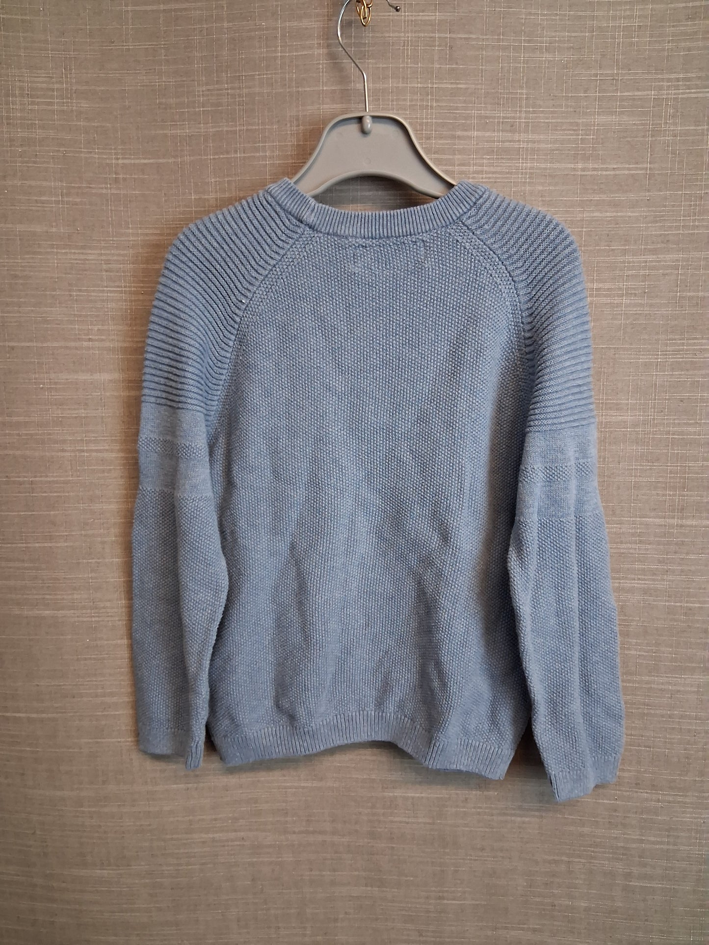 Next Boys Blue 100% Cotton Knitted Sweater Age 4 Years