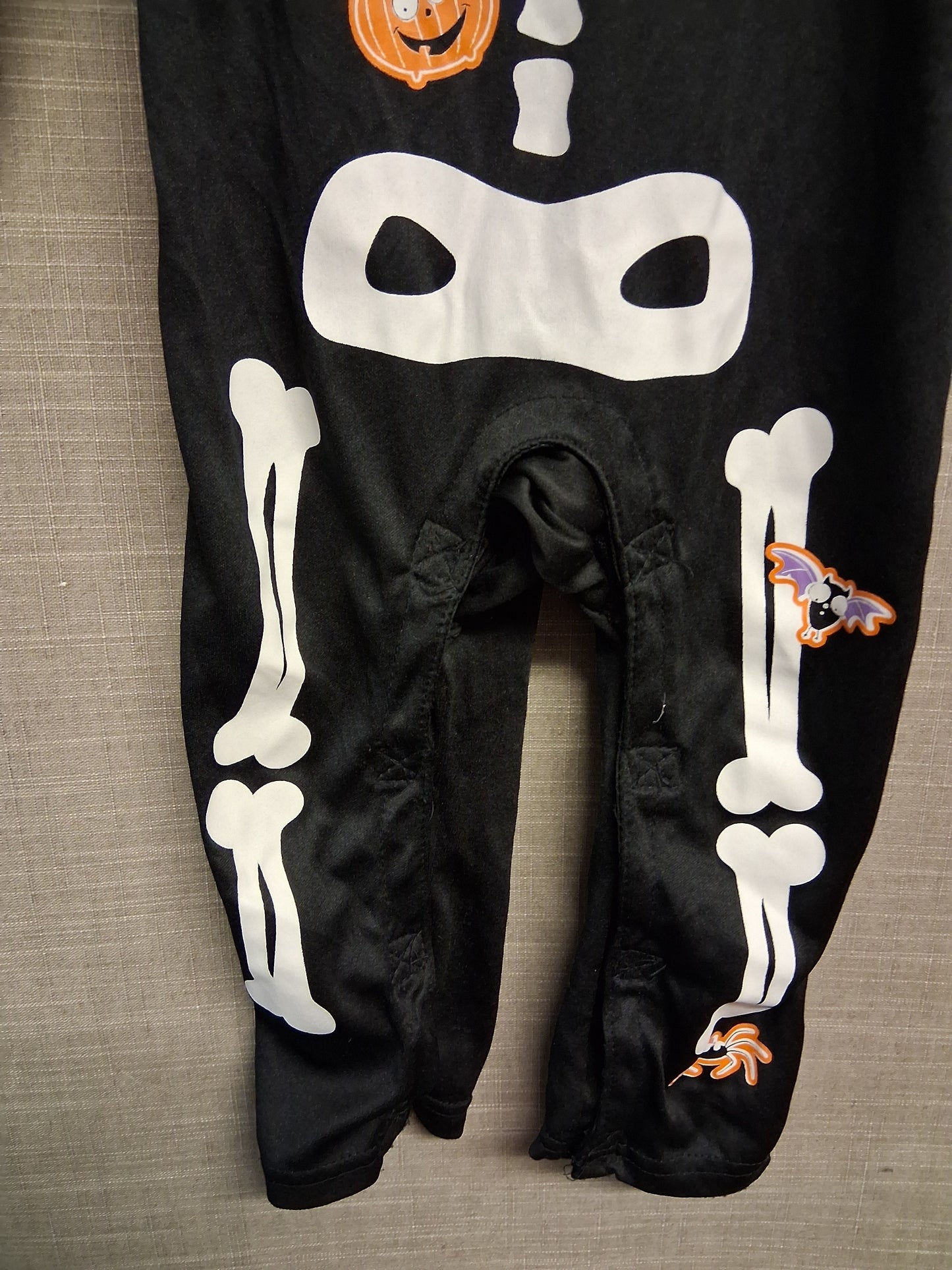 Wilko Boys Halloween Skeleton Costume One Piece Age 12-18 Months
