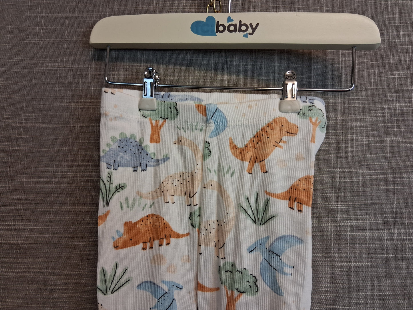 TU Boys Dinosaur Theme Joggers Age 3-6 Months Multicolour