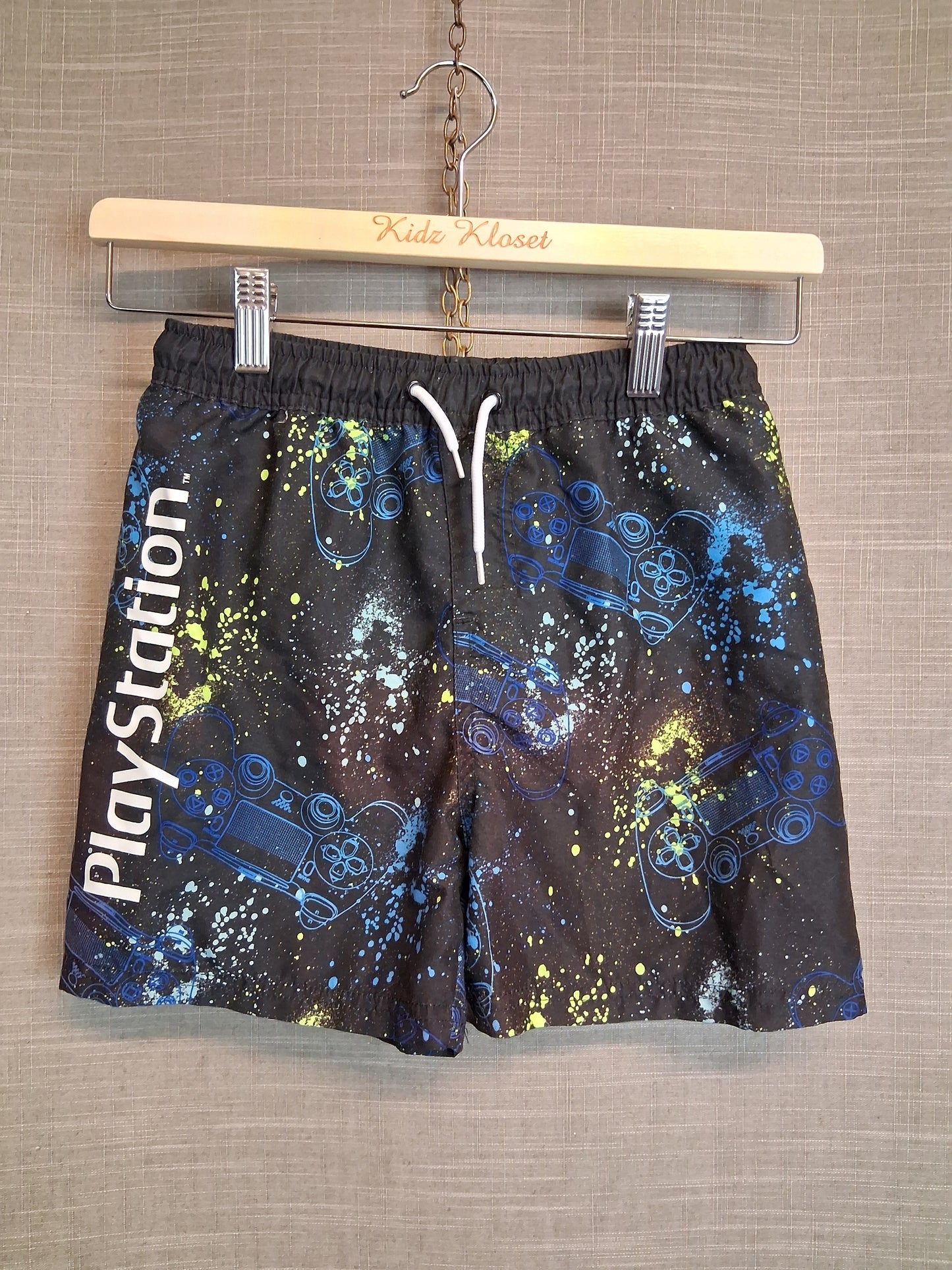 George Boys PlayStation Theme Swim Shorts Age 7-8 Years
