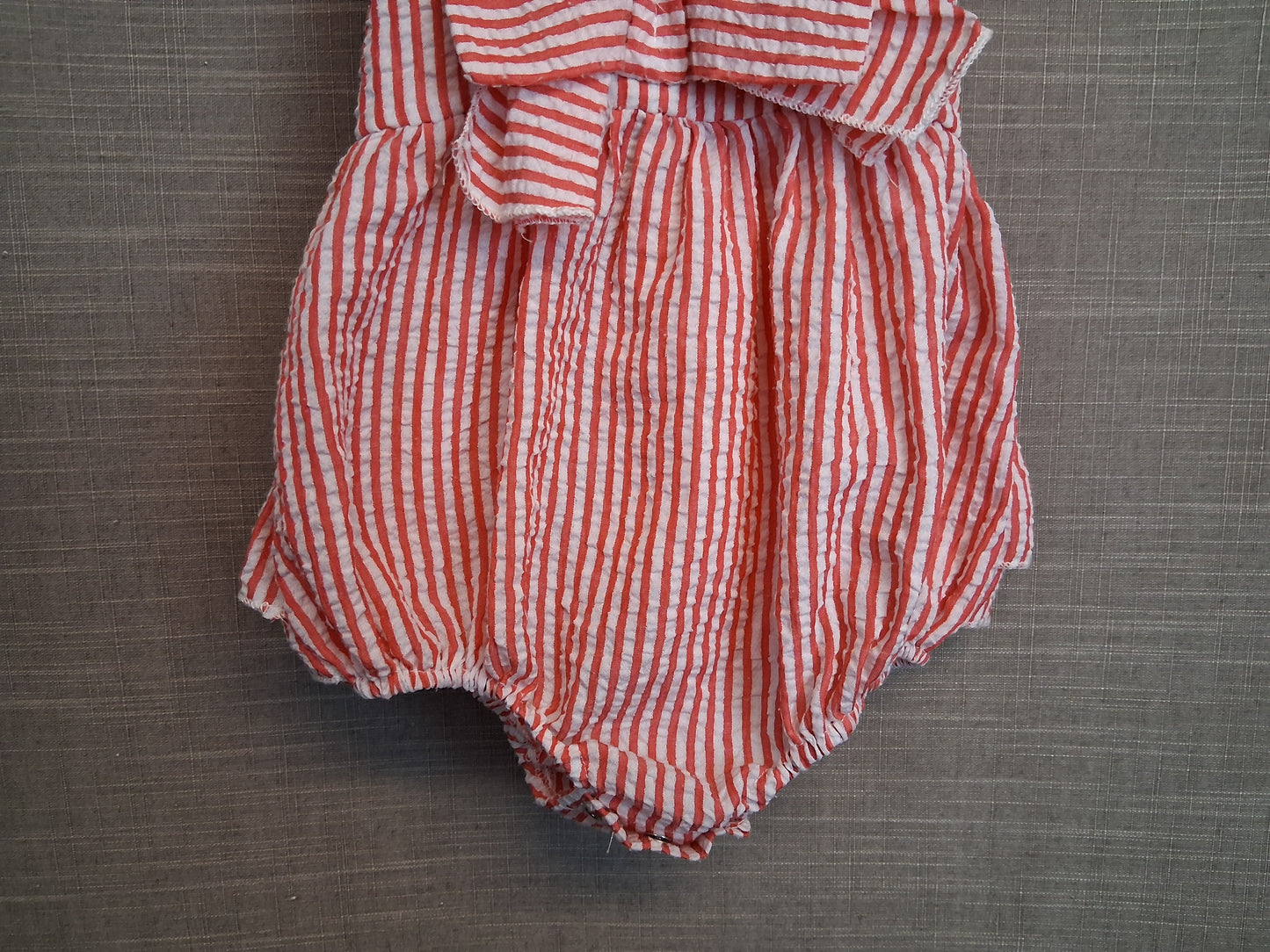 Shein Girls Red White Stripe Romper Age 2 years