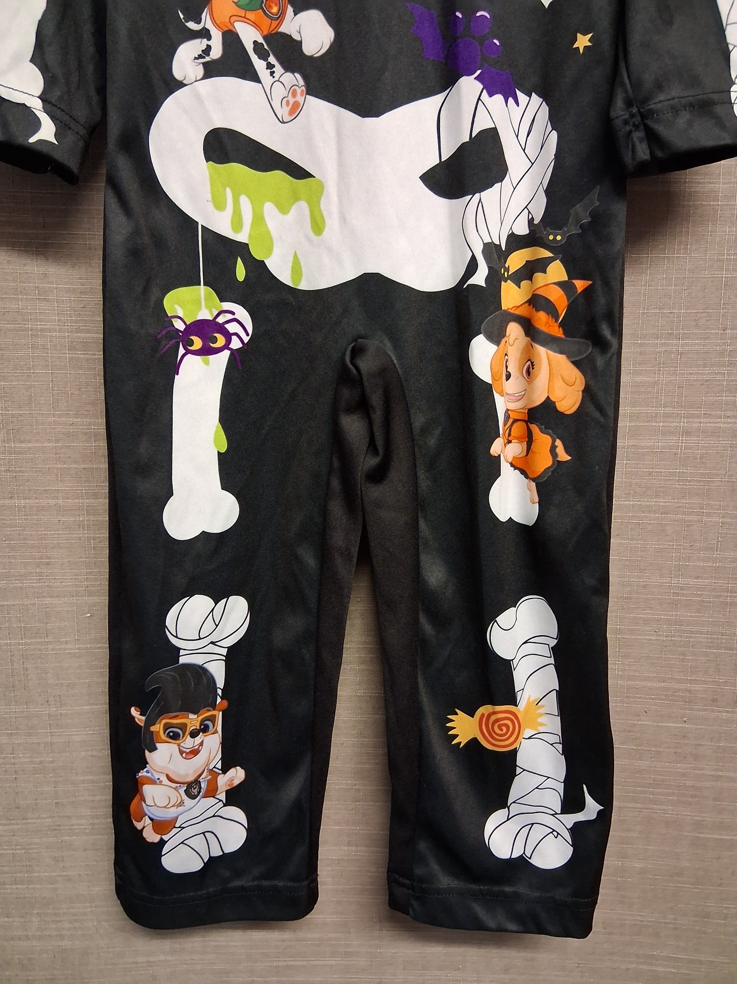 Paw Patrol Boys Skeleton One Piece Costume Age 2-3 years