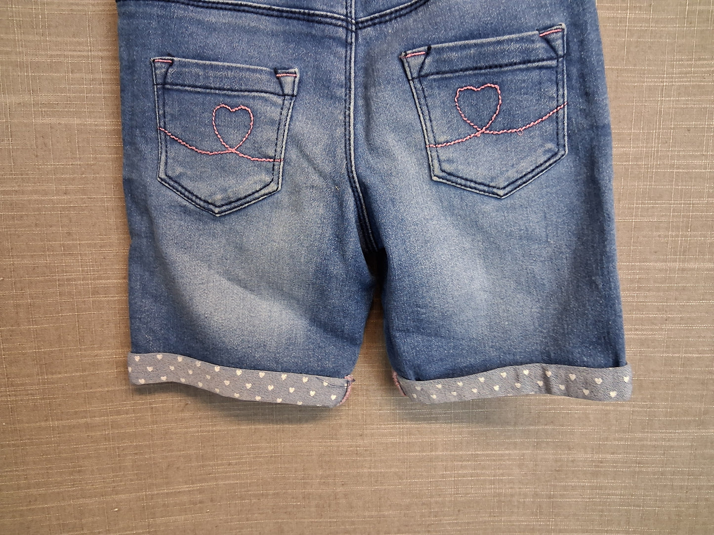 Primark Girls Blue Denim Shorts Age 4-5 Years