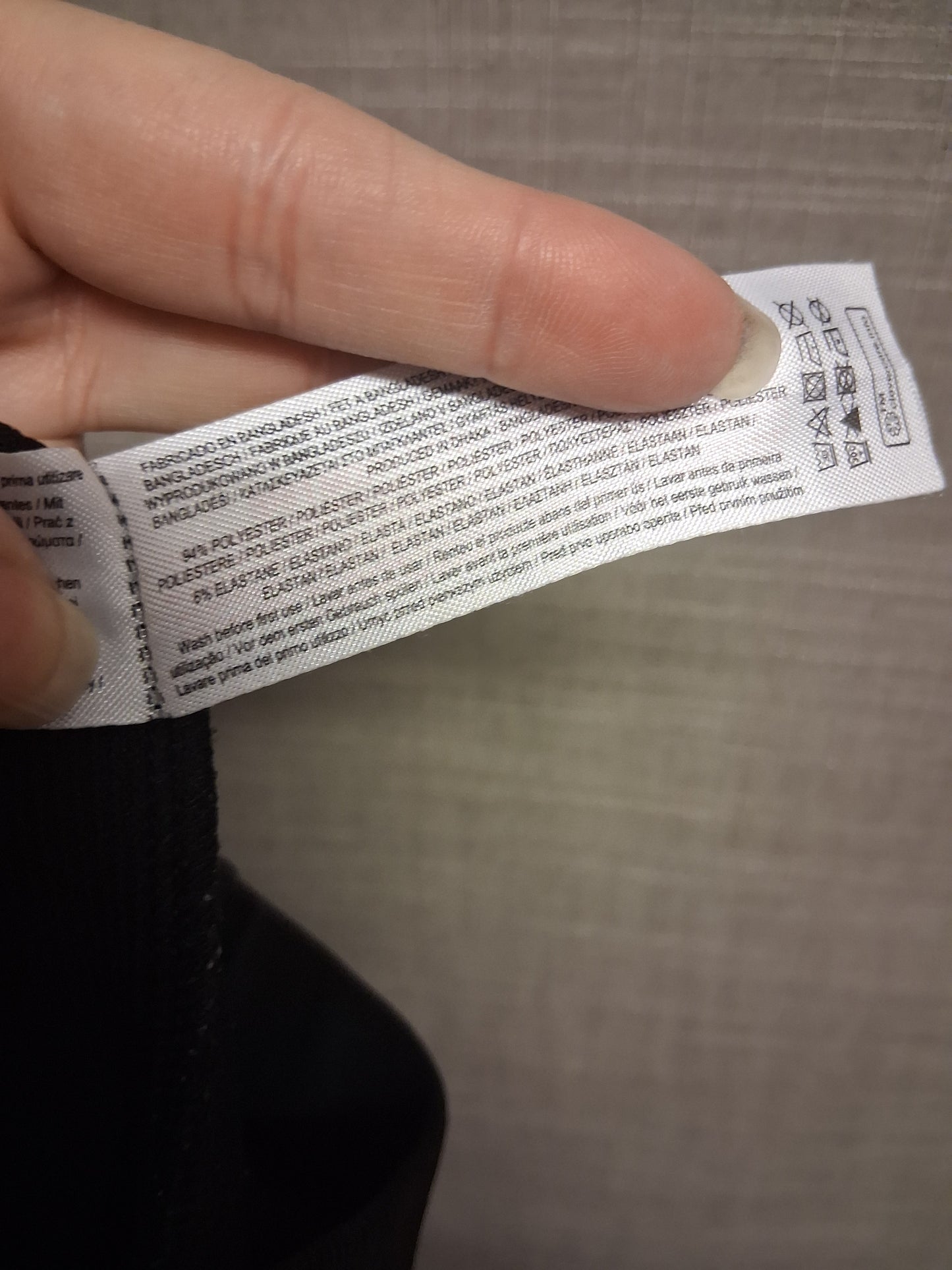 Primark Girls Black Ribbed Bootcut Leggings Age 4-5 Years