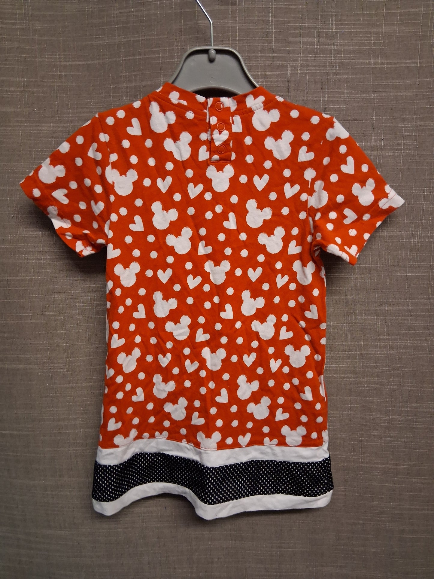 Adidas Disney Red Mickey Mouse T-Shirt Dress Age 18-24 months