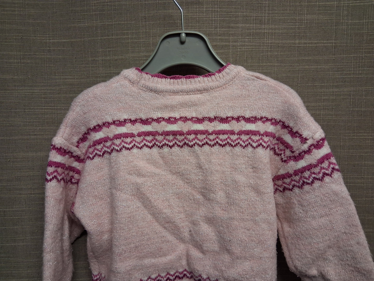 Nutmeg Peppa Pig Girls Pink Knitted Jumper Age 2-3 Years