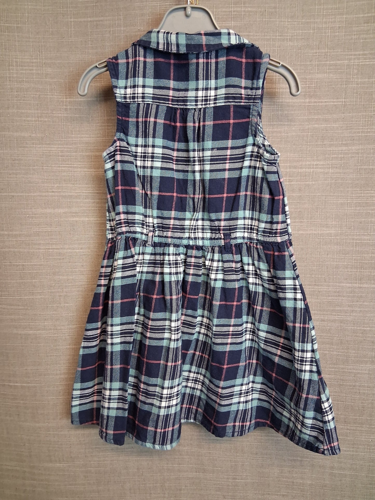 George Girls Check Multicolour Sleeveless Dress Age 3-4 Years