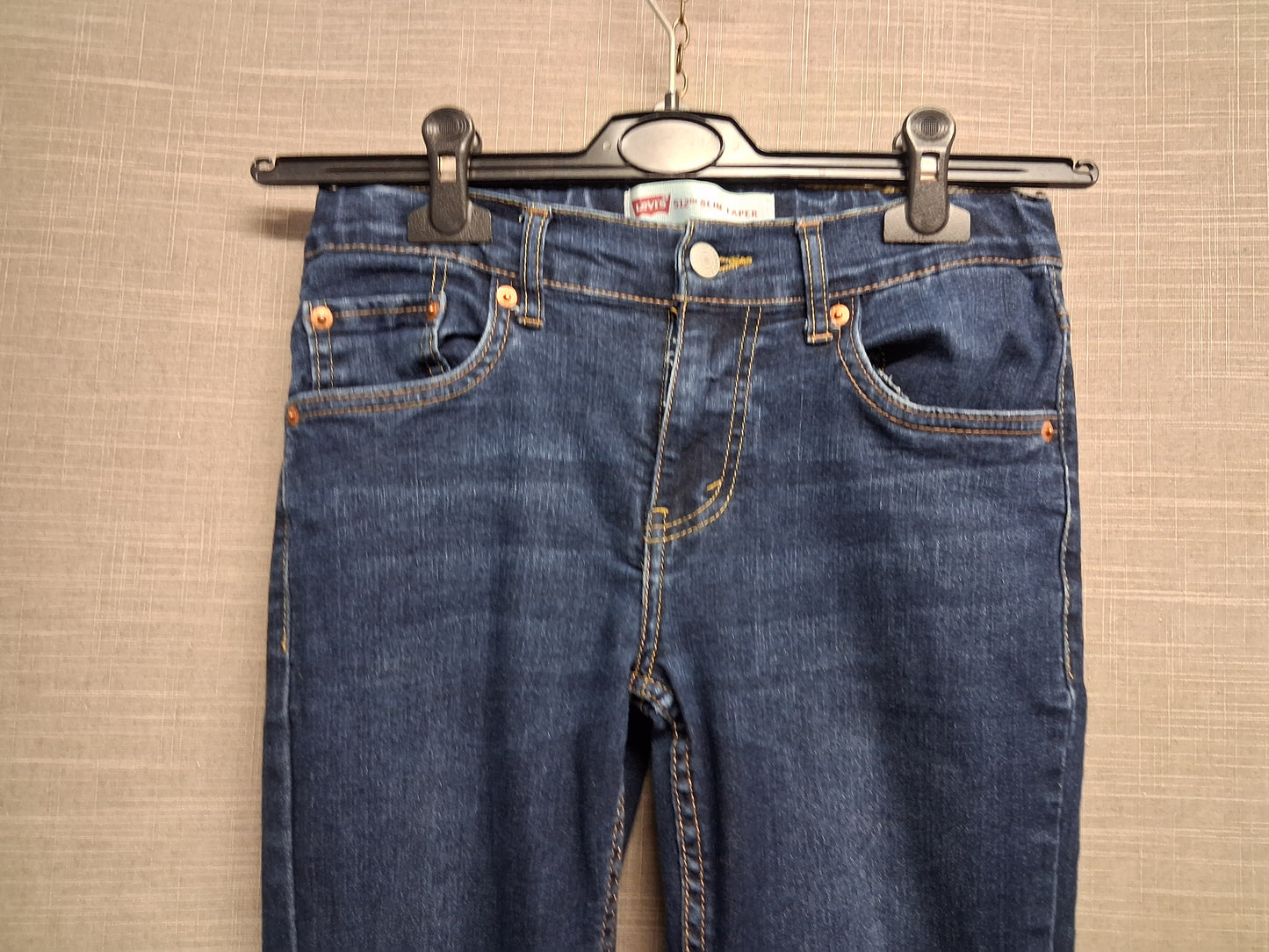 Levis 512 Slim Taper Leg Boys Denim Jeans Blue Age 12 Years