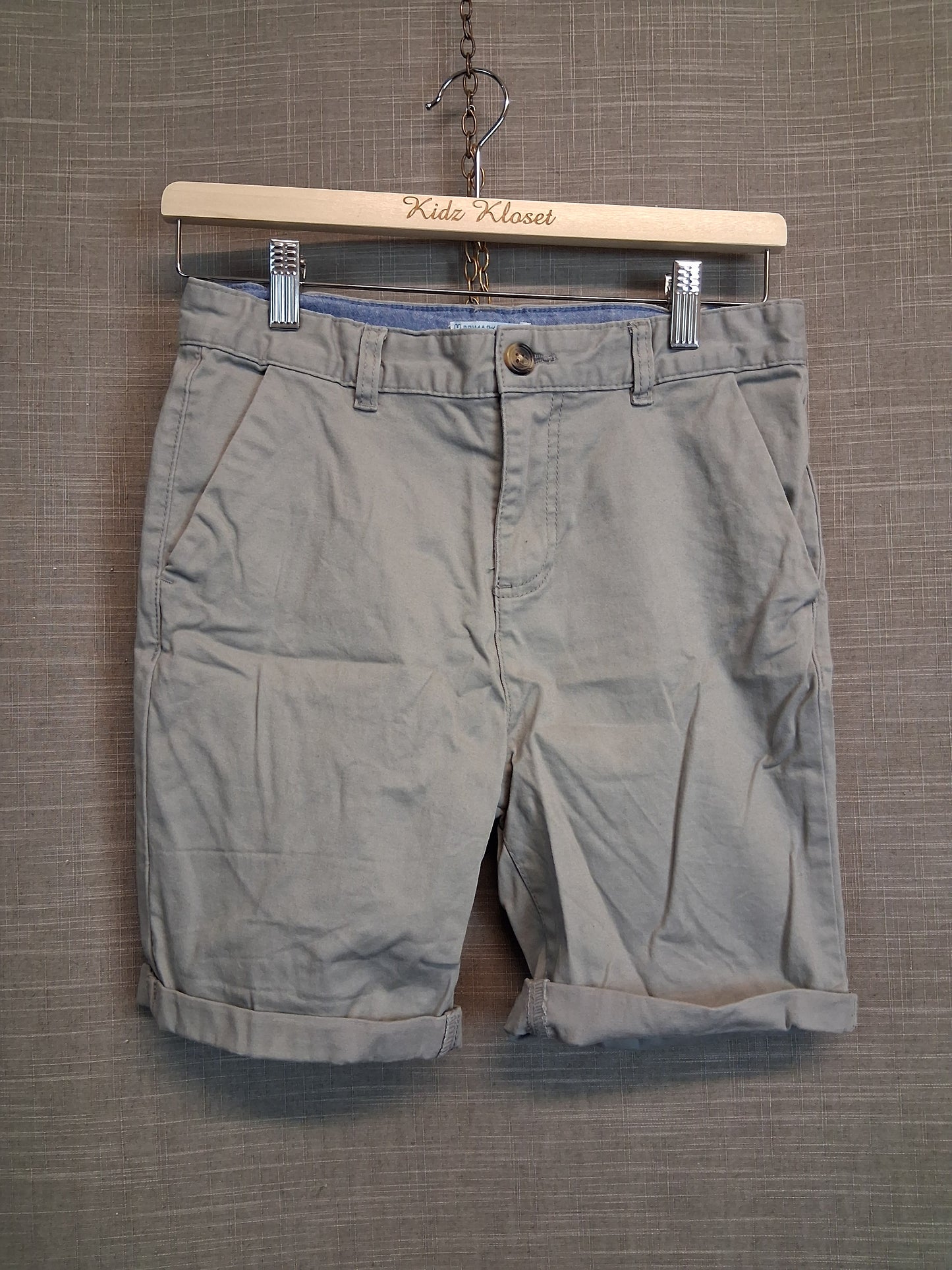 Primark Boys Grey Shorts Age 12-13 Years 100% Cotton