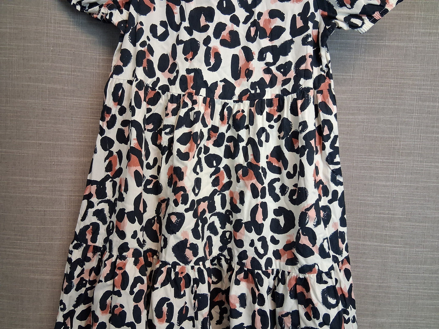 George Girls A Line Tiered Animal Print Dress Age 11-12 Years