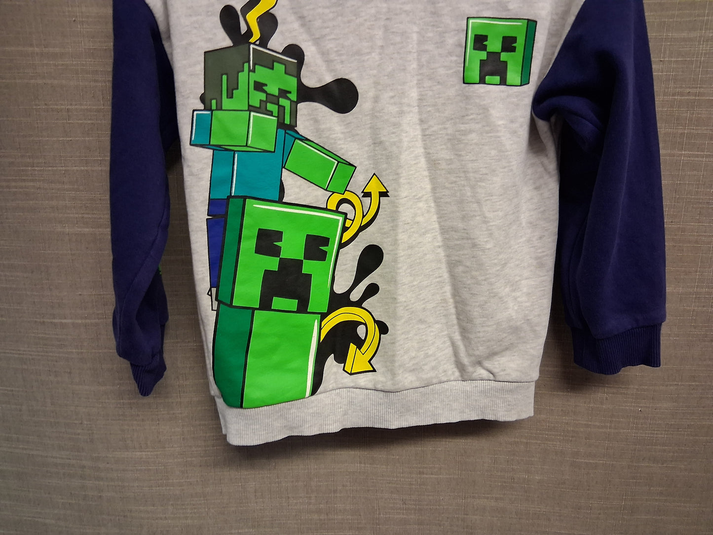 TU Minecraft Hoodie Multicolour Long Sleeve Age 6 Years