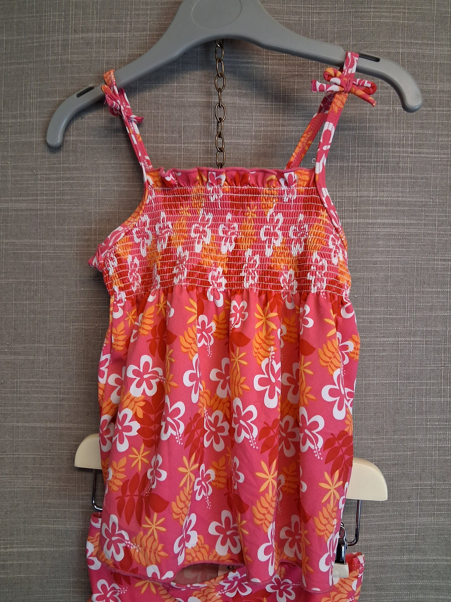 Matalan Girls Bikini Set 2 Piece Pink Floral Age 4-5 Years