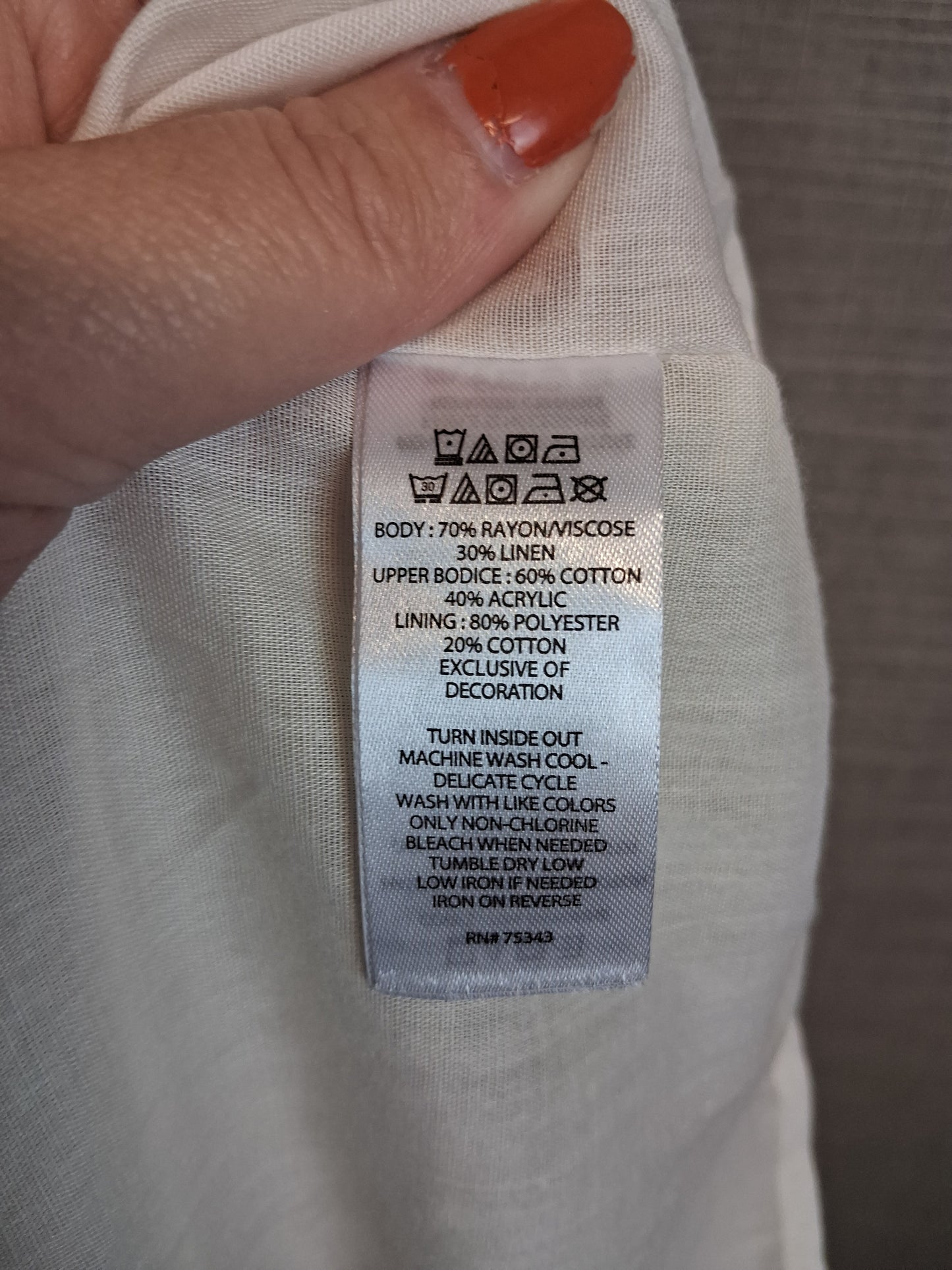 Haute Hippie Girl Beige Lined Embroidered Dress Age 2-3 Years