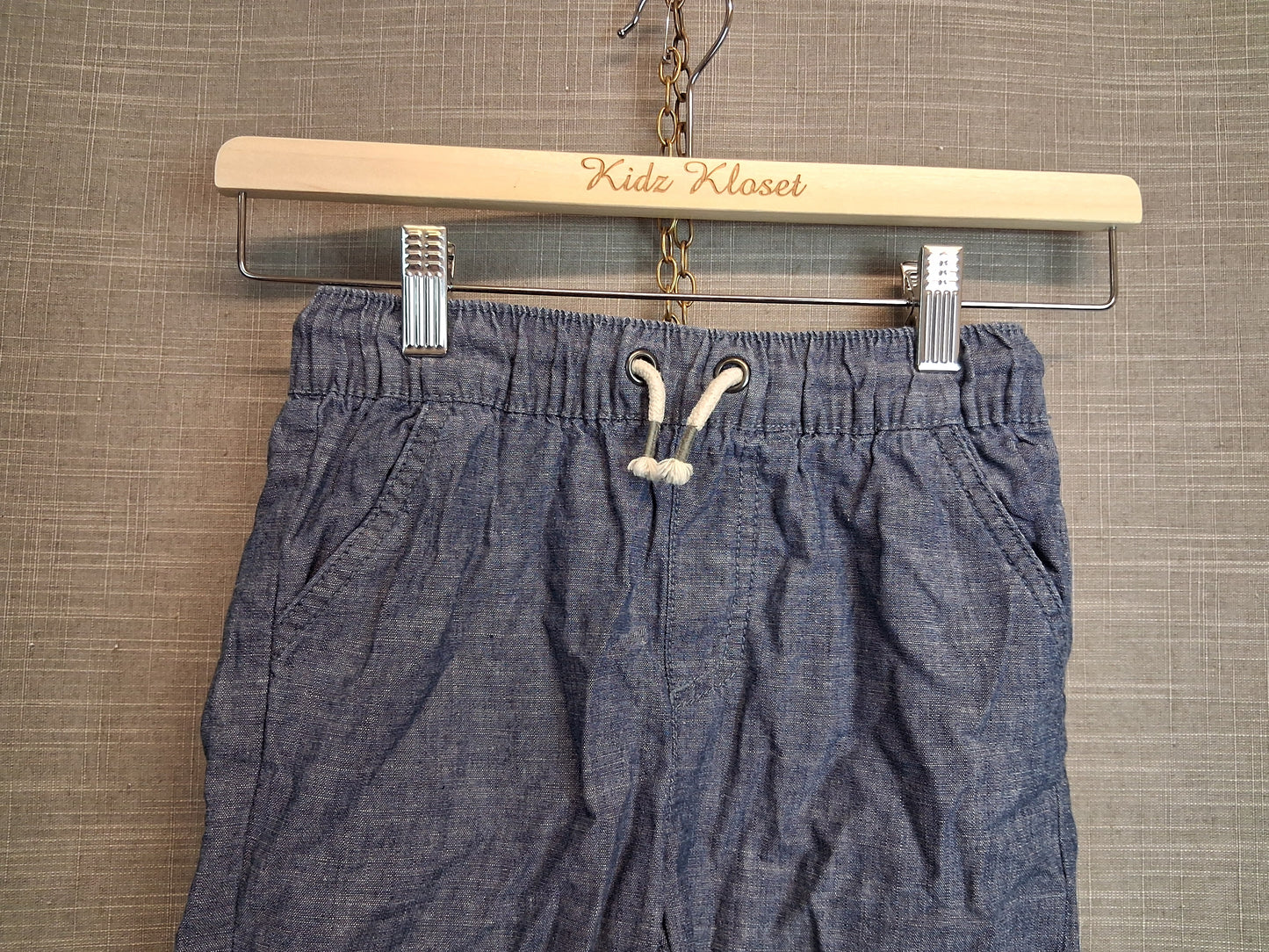 Nutmeg Boys Blue Denim Style Chino Shorts Age 7-8 Years