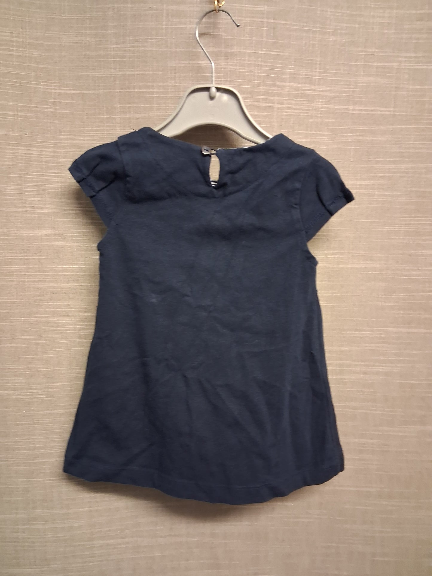Mayoral Navy Blue A Line Cap Sleeve Jersey Dress Age 3 Years