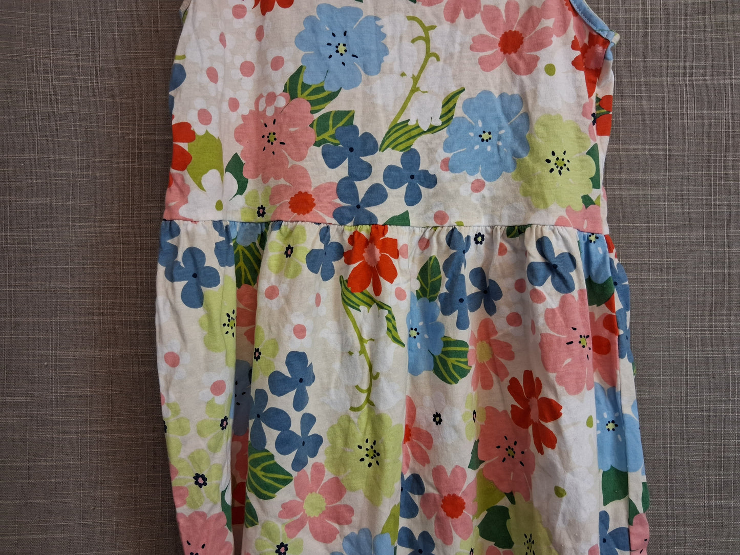 H&M Girls Sleeveless Jersey Floral Sun Dress Age 8-10 Years