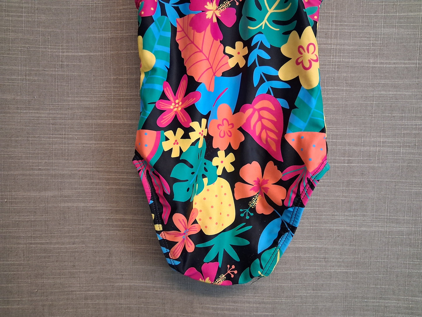 Peacocks Girls Swimsuit One Piece Multicolour Floral Age 12-18 Months