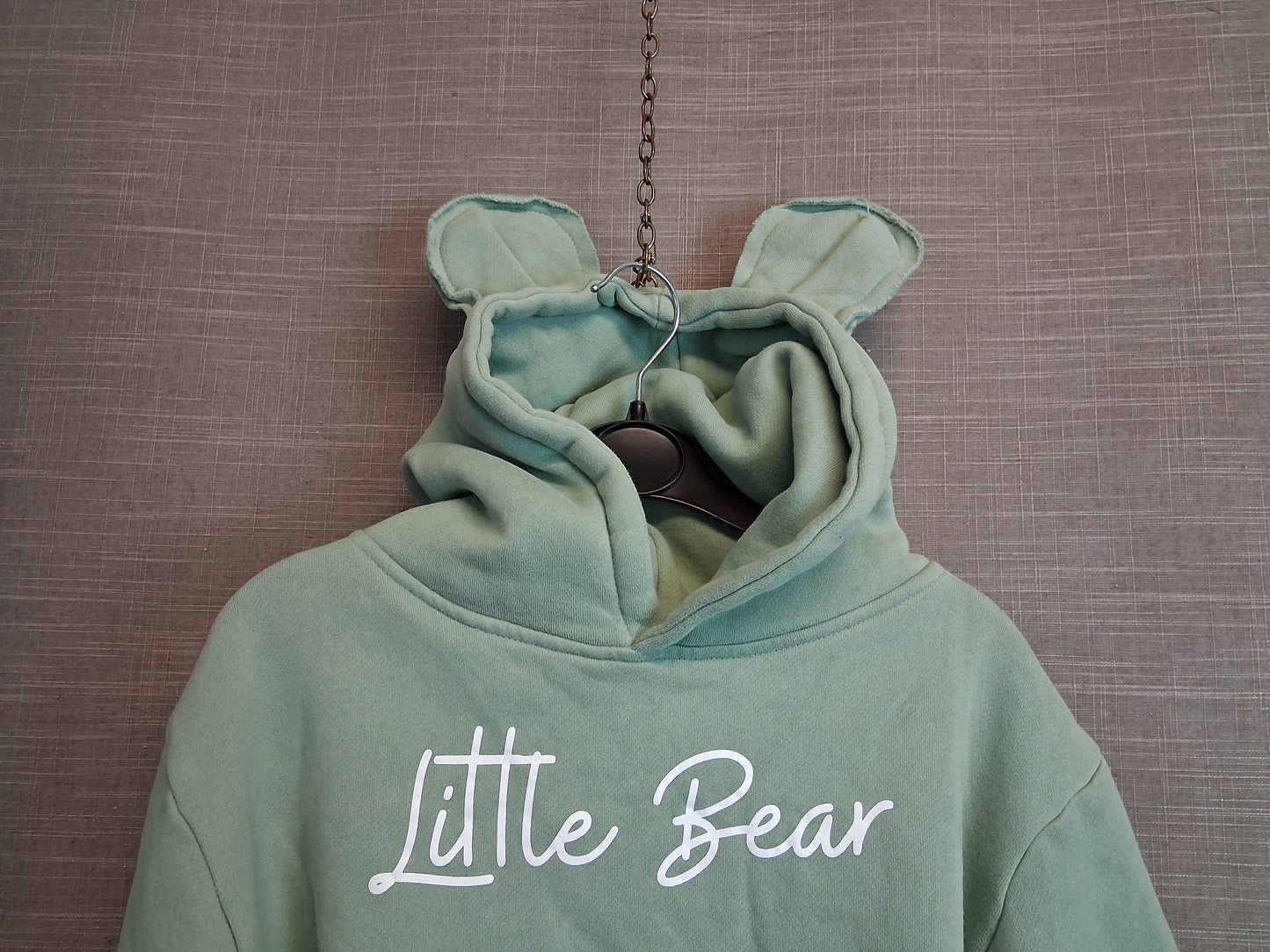 My Rocking Kids Girls Green Hoodie Soft Hood with ears Age 11-12 Years