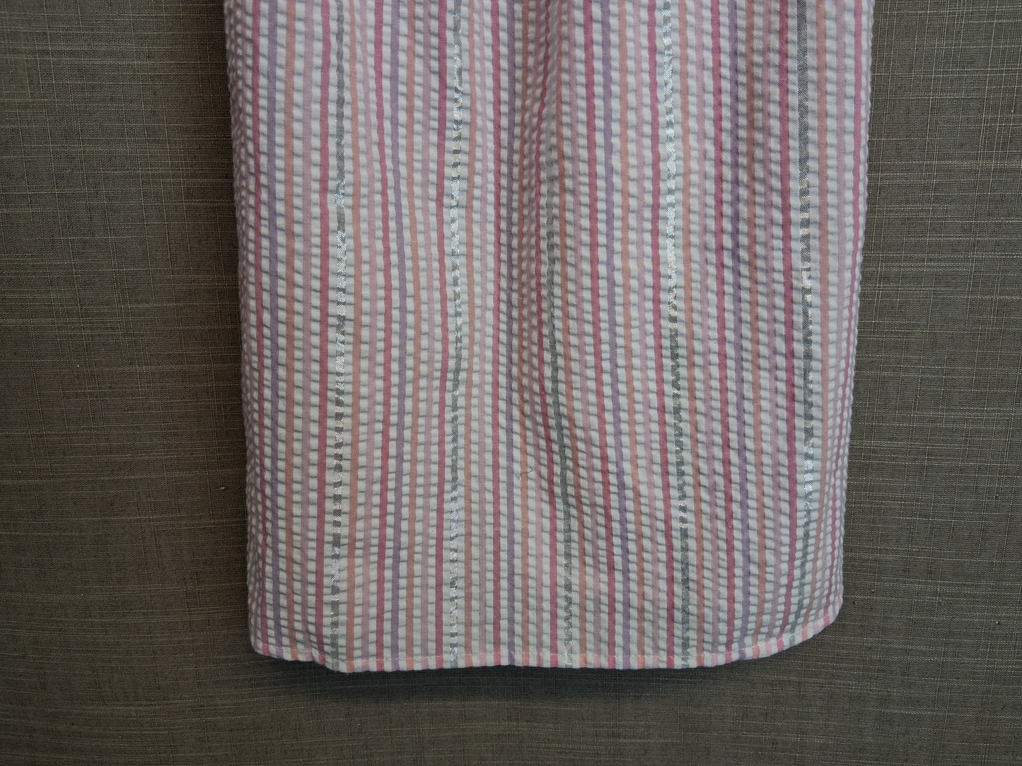 Nutmeg Girls Pink Striped Sundress Age 6-7 Years