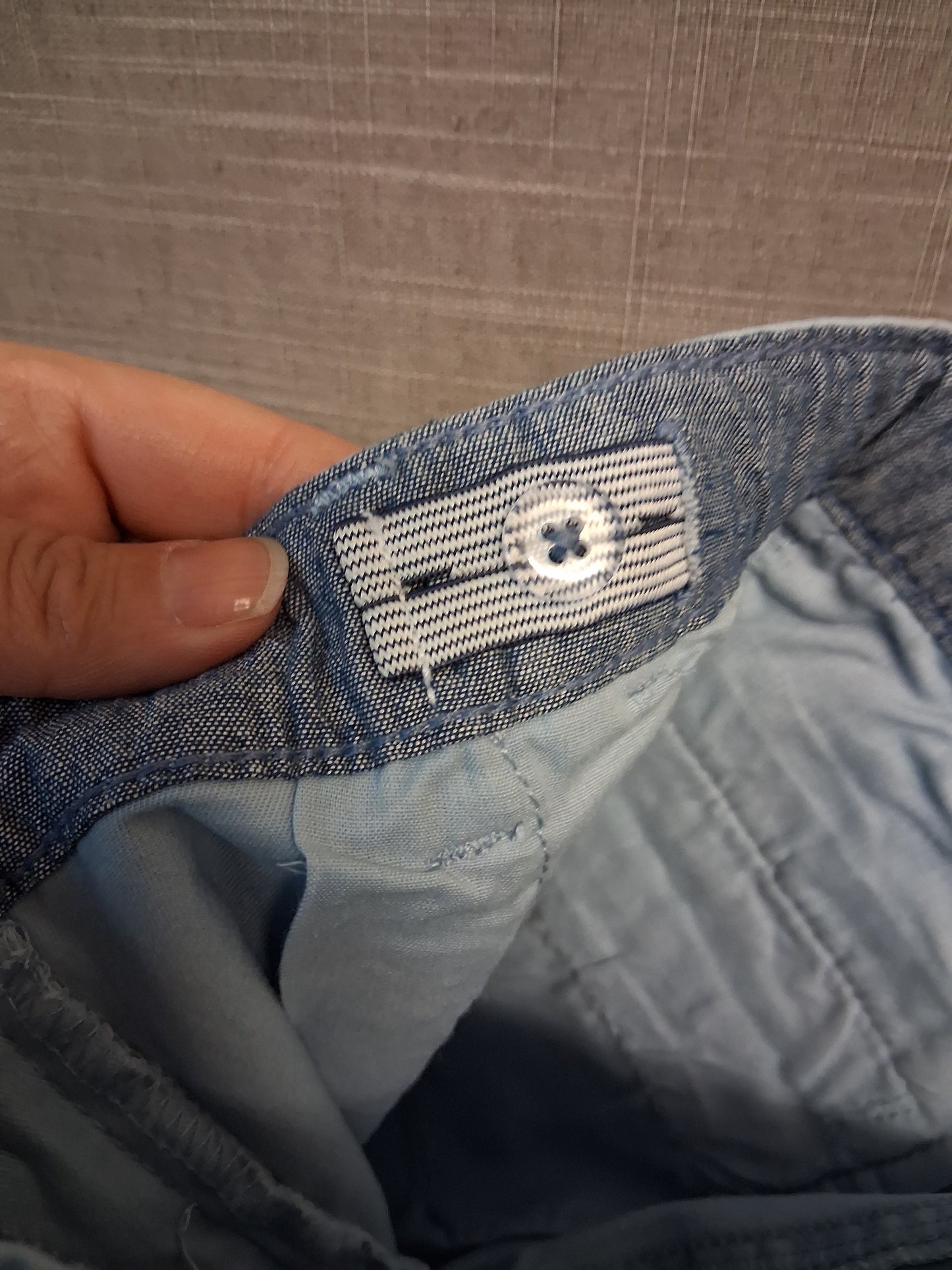 Primark Boys Blue Chino Style Shorts Age 5-6 Years