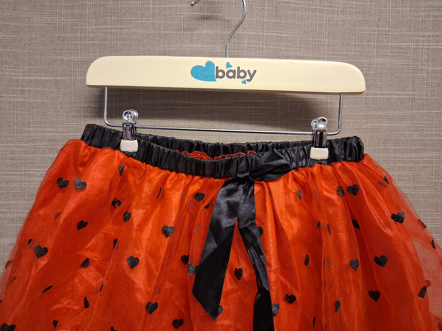 Claire's Accessories Red Love Heart Tutu Skirt Age 2-4 Years