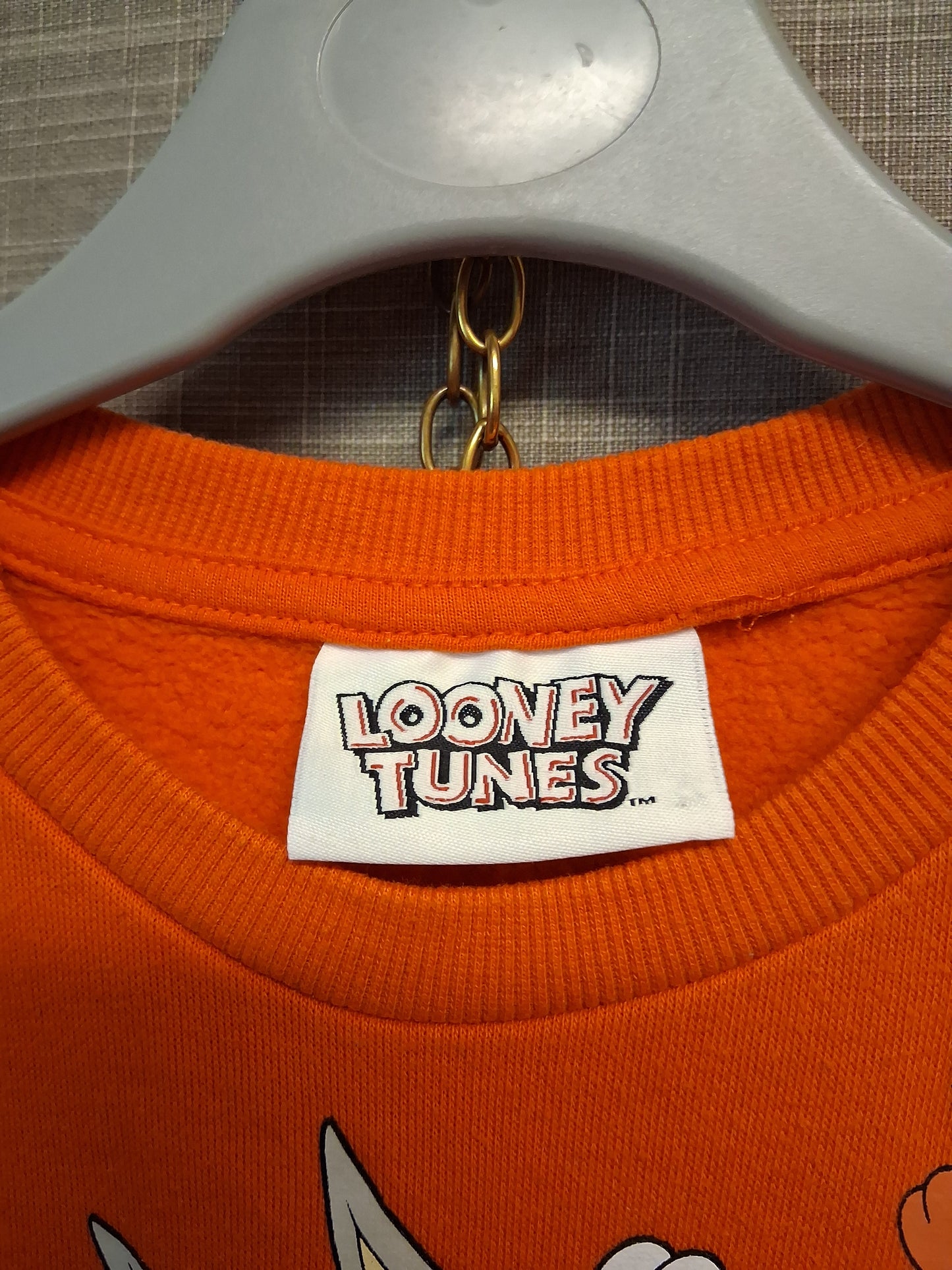 Primark Looney Tunes Boys Sweater Orange Jersey Age 6-7 Years