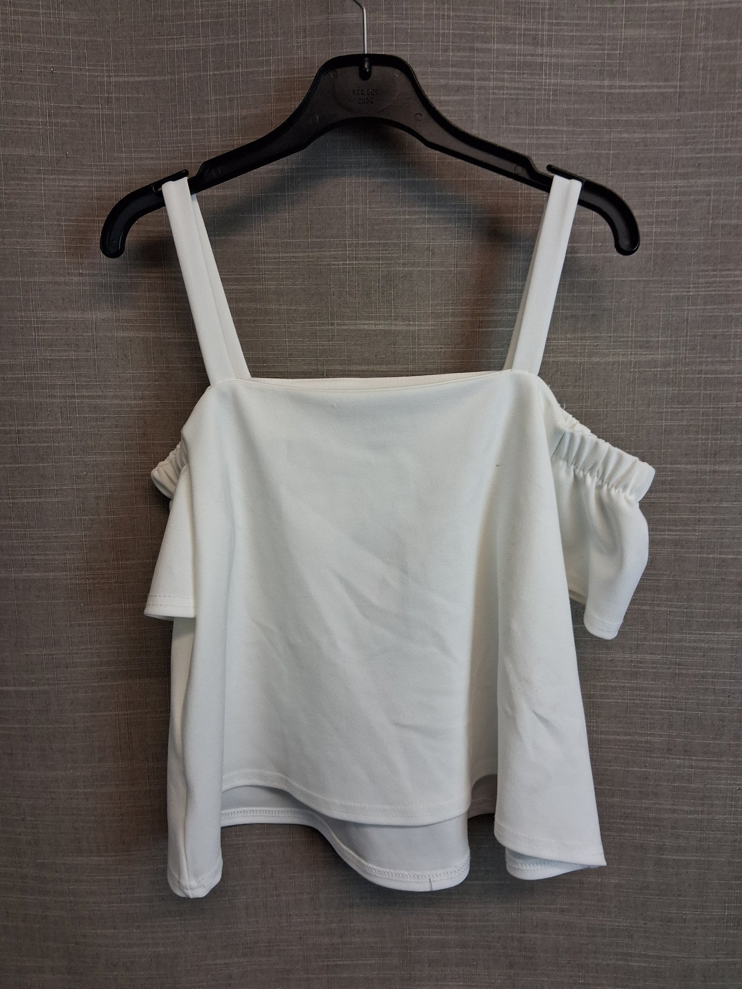 New Look Girls White Cold Shoulder Top Age 10-11 Years New