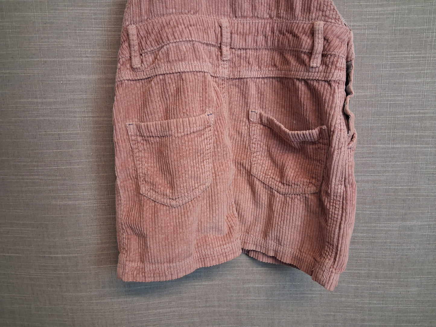 Fat Face Girls Dusky Pink Corduroy Pinafore Dress Age 10-11 Years