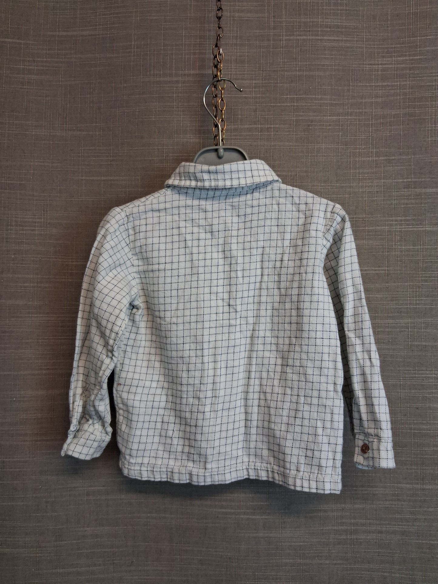 Marks and Spencer Peter Rabbit Boys Check Shirt Long Sleeve Age 18-24 Months