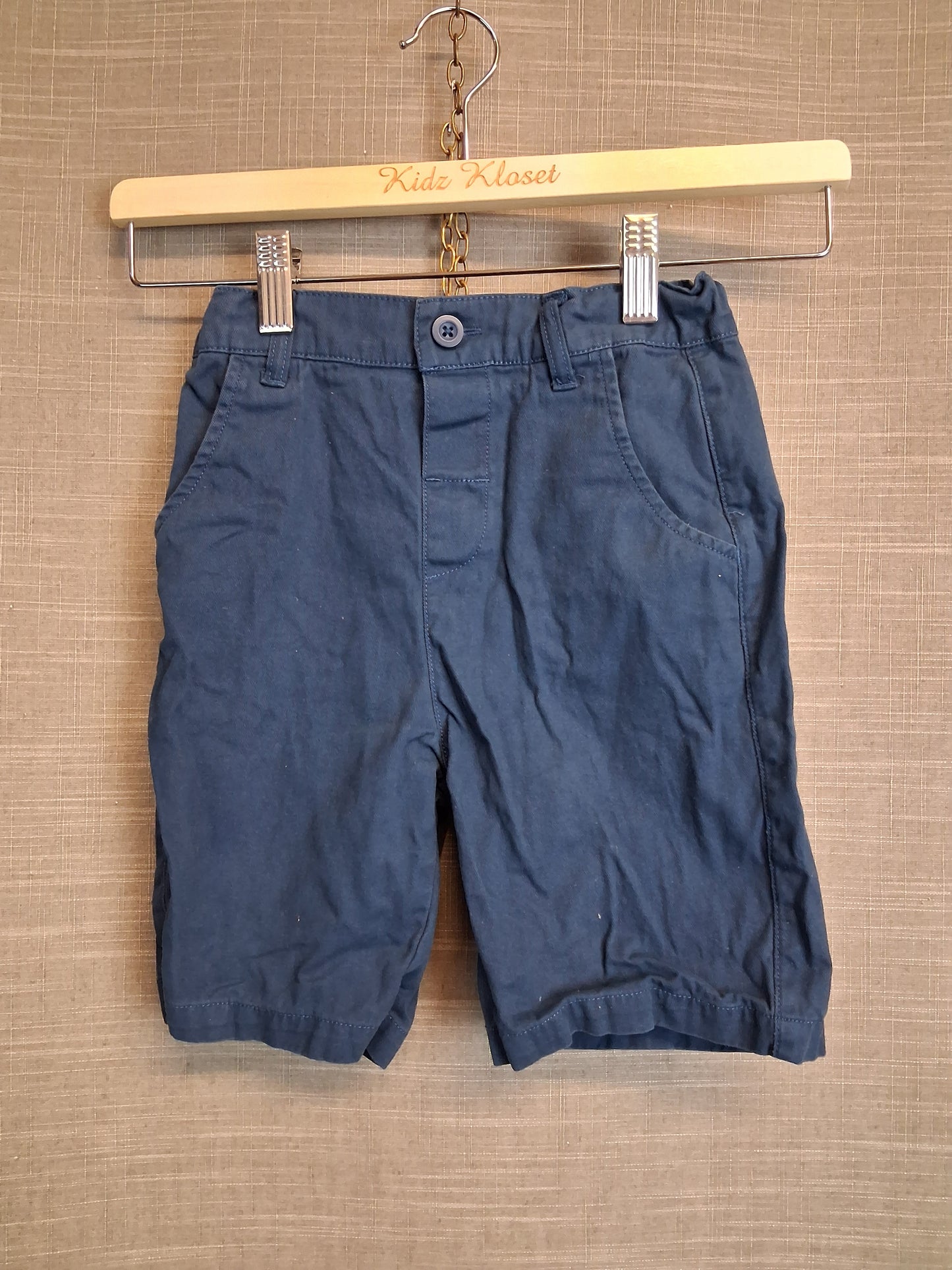 George Boys Blue Chino Shorts Age 6-7 Years