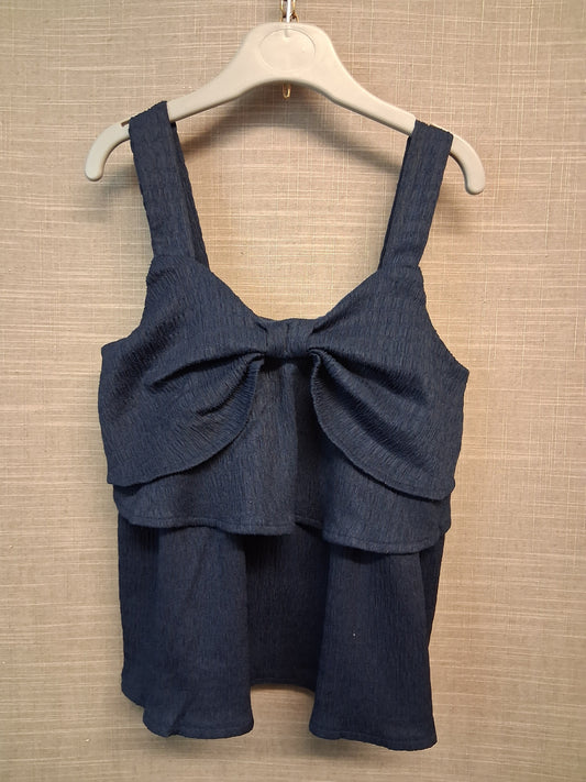 Mayoral Navy Sleeveless Vest Top Crepe Age 10 Years