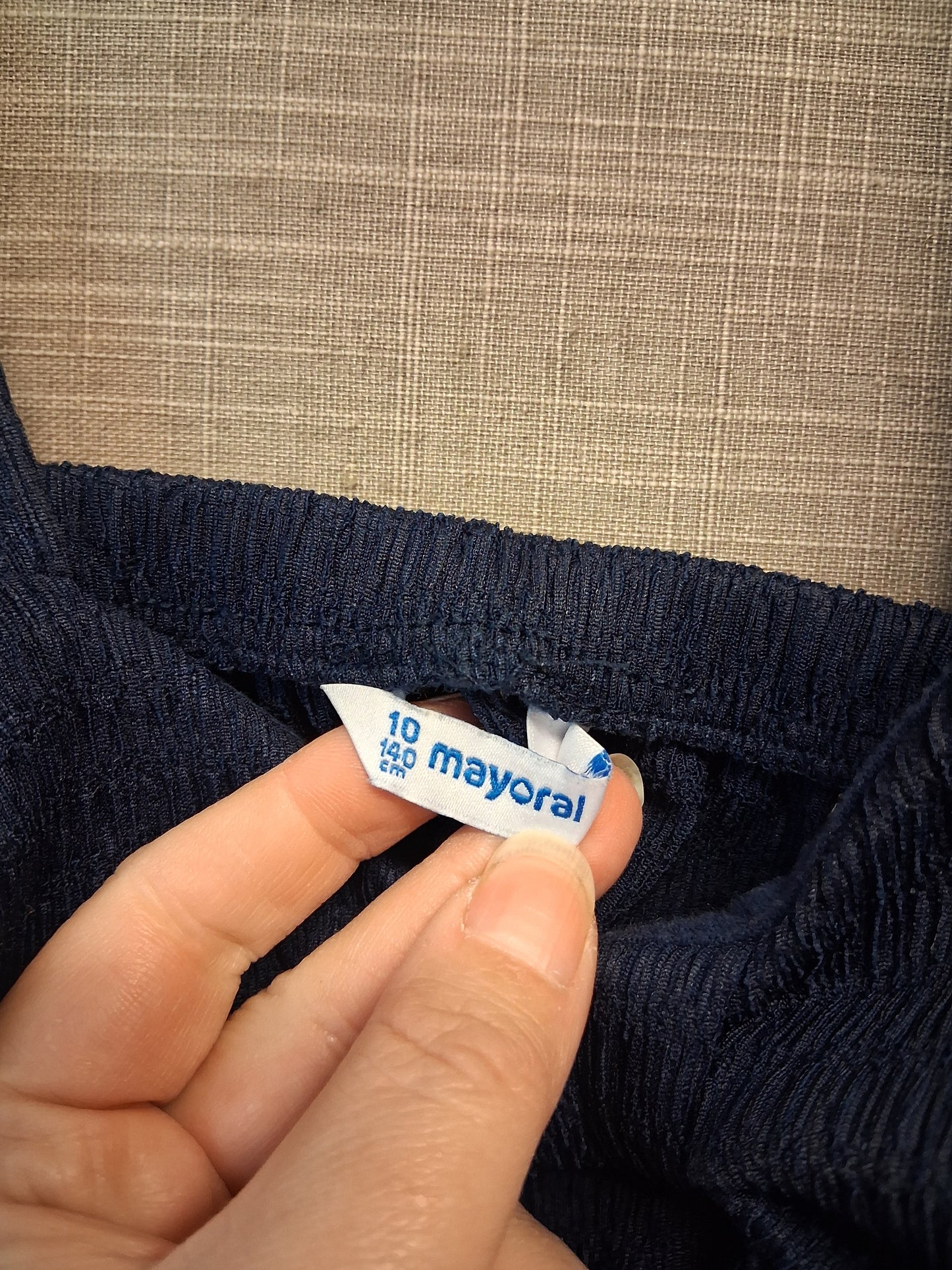 Mayoral Navy Sleeveless Vest Top Crepe Age 10 Years