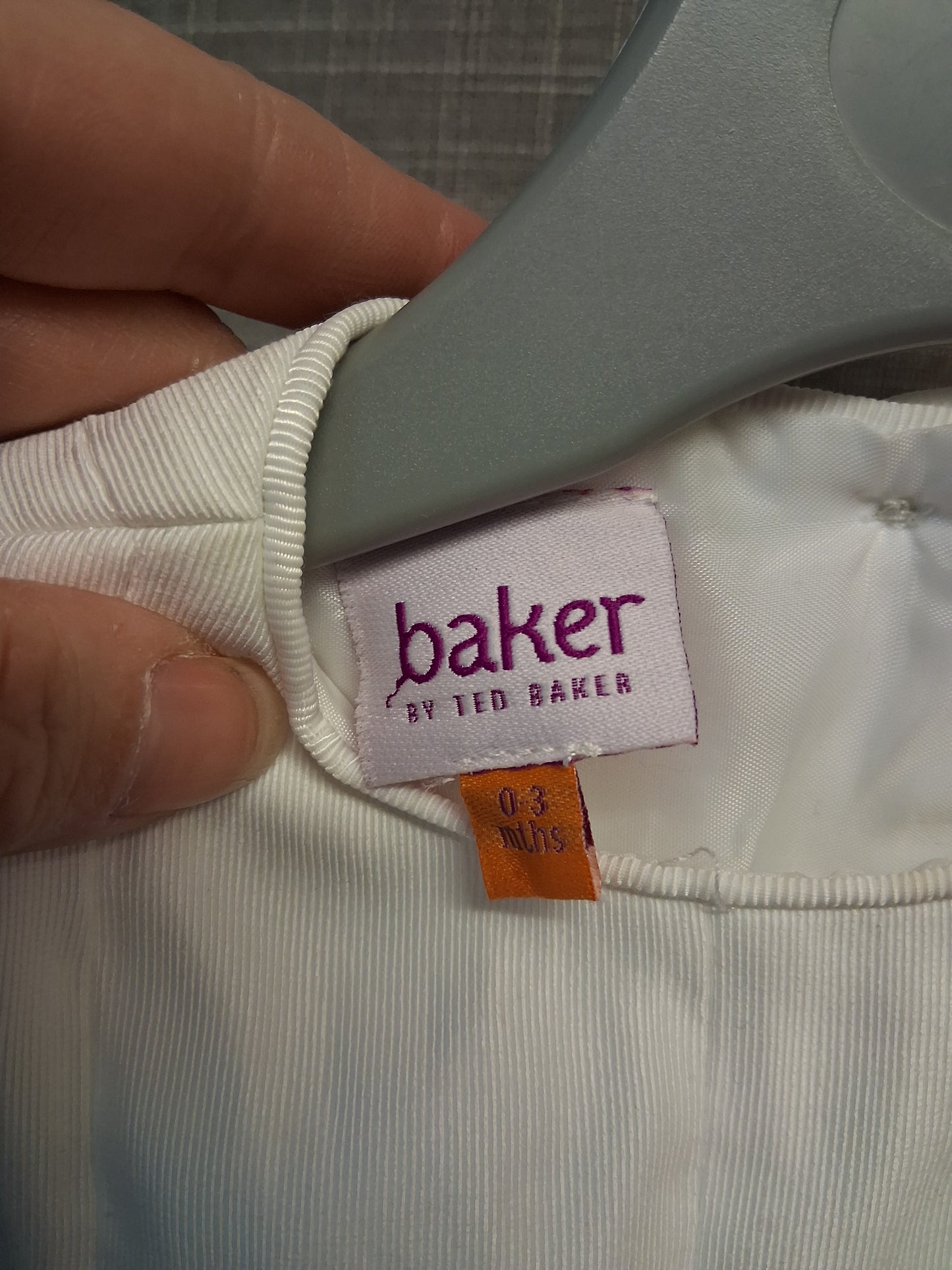 Ted Baker A Line Floral Dress Short Sleeve Age 0-3 Months