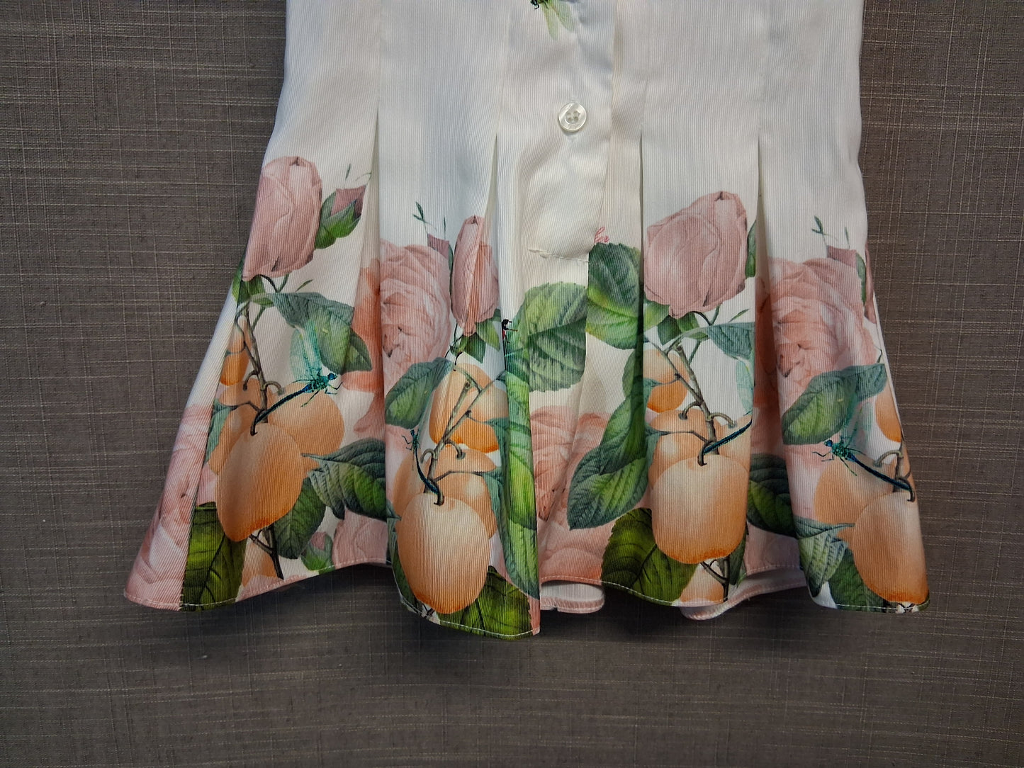 Ted Baker A Line Floral Dress Short Sleeve Age 0-3 Months