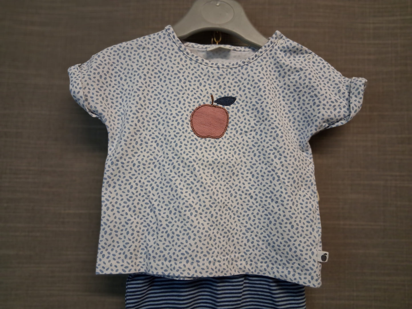 Next Girls Blue 2 Piece Outfit Set Age 0-3 Months