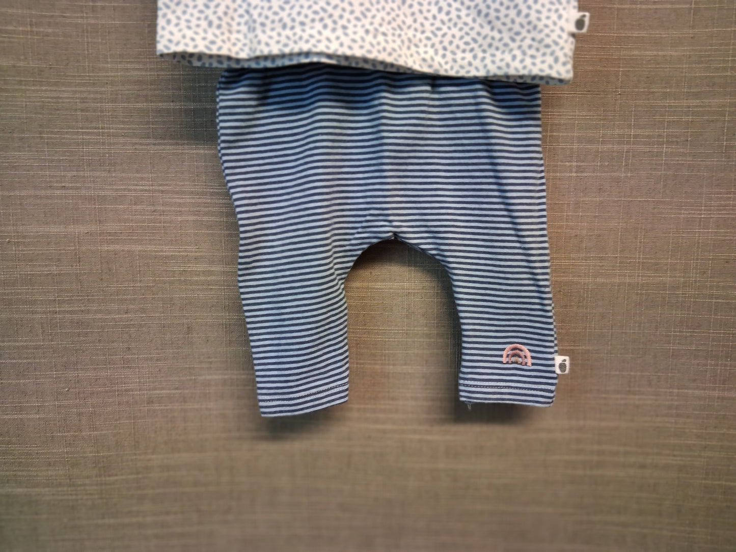 Next Girls Blue 2 Piece Outfit Set Age 0-3 Months