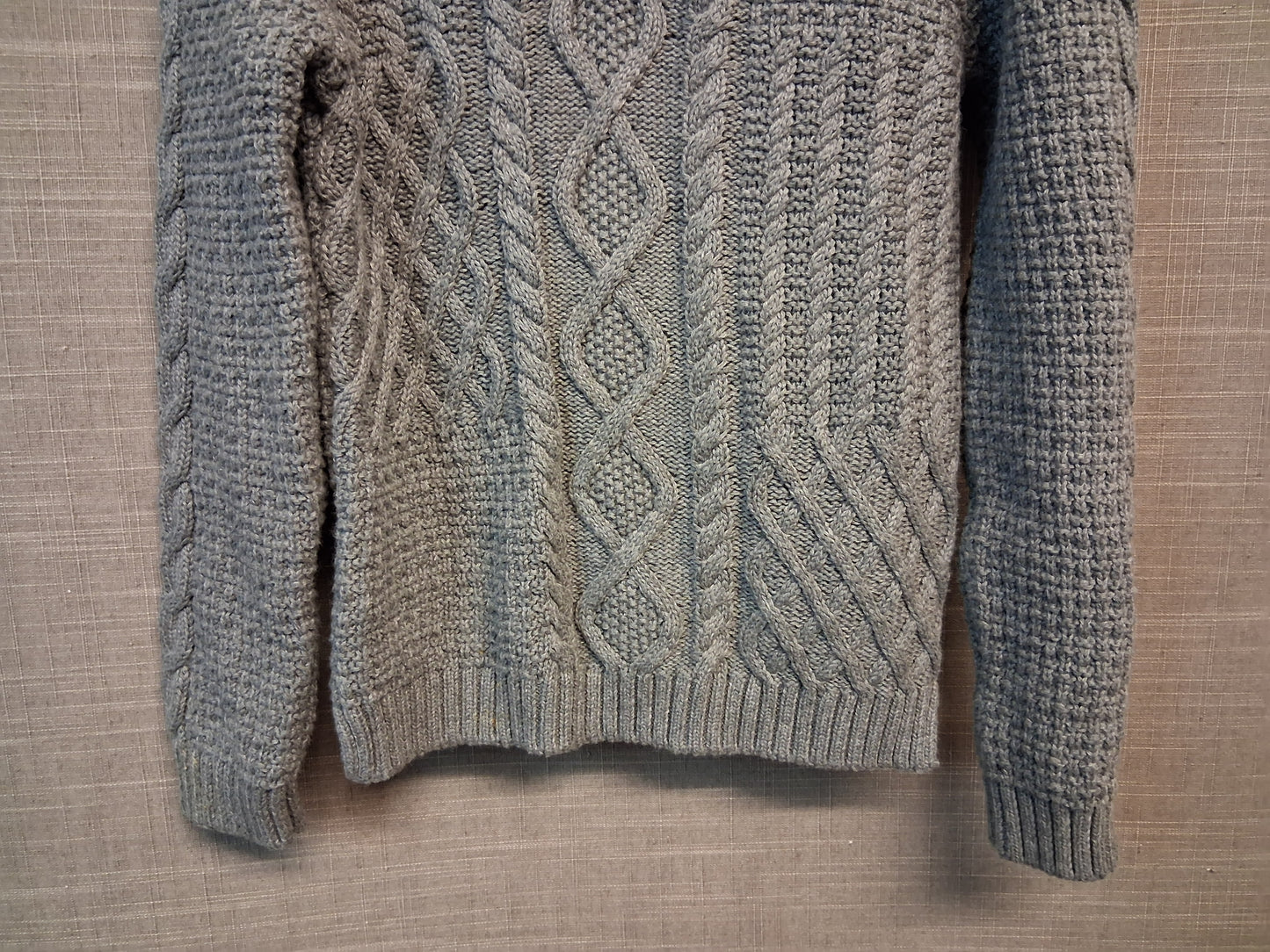 Jarvis Archer Grey Chunky Knit Jumper Age 4-5 Years