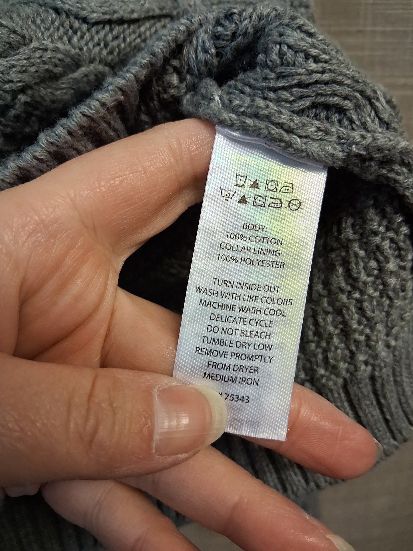 Jarvis Archer Grey Chunky Knit Jumper Age 4-5 Years