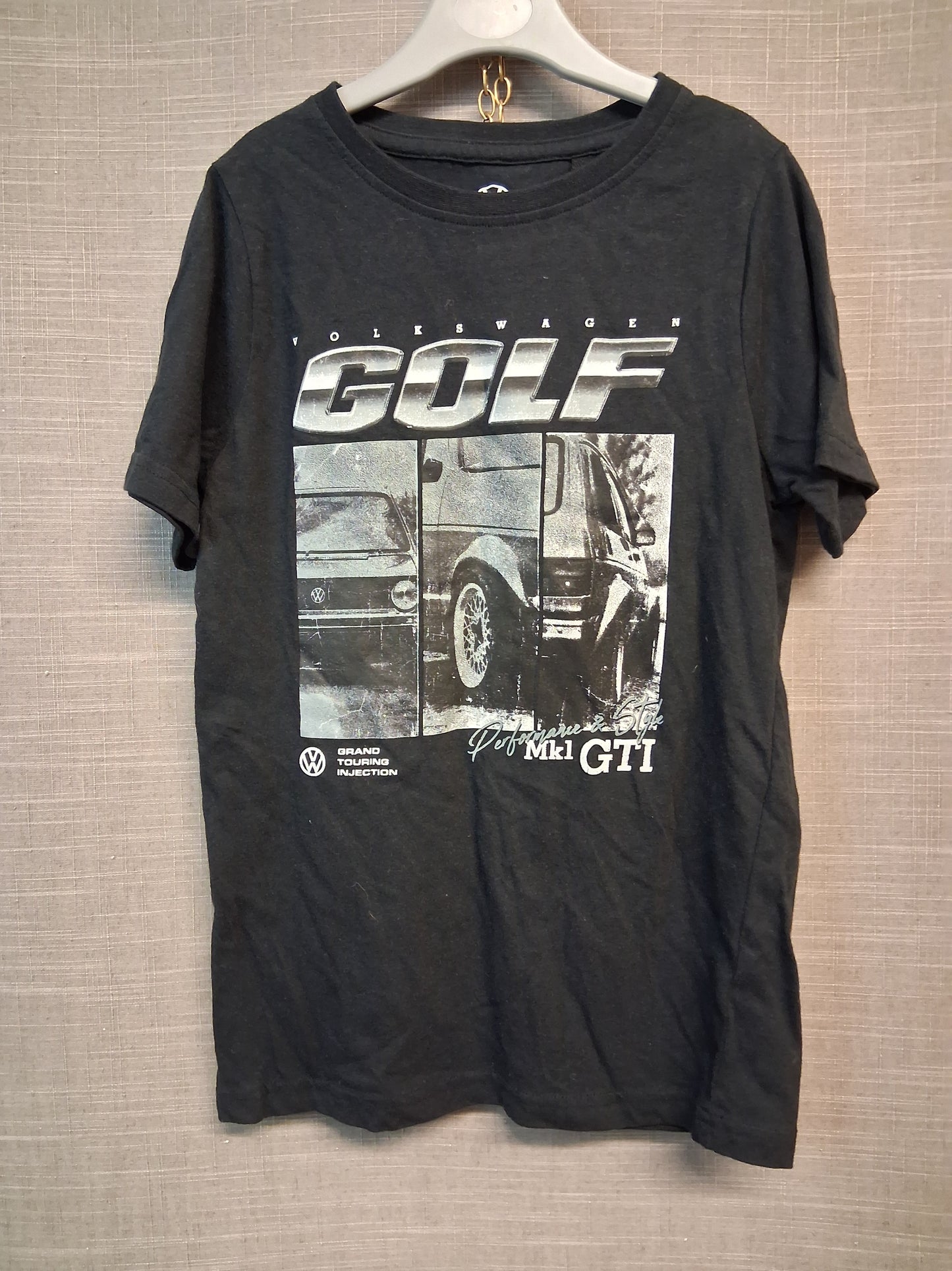 TU VW Golf Theme T-Shirt Age 9 Years Short Sleeve