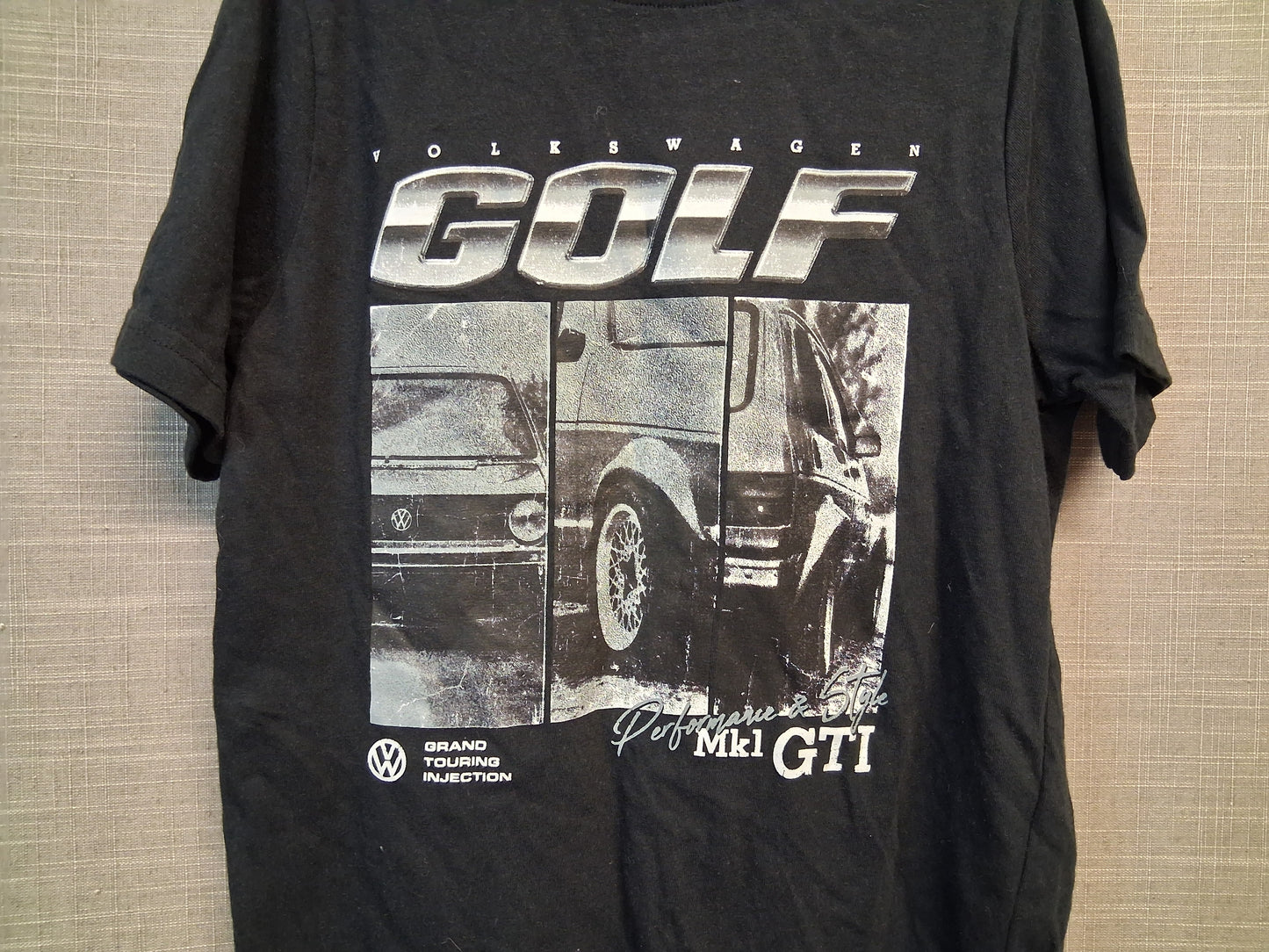 TU VW Golf Theme T-Shirt Age 9 Years Short Sleeve