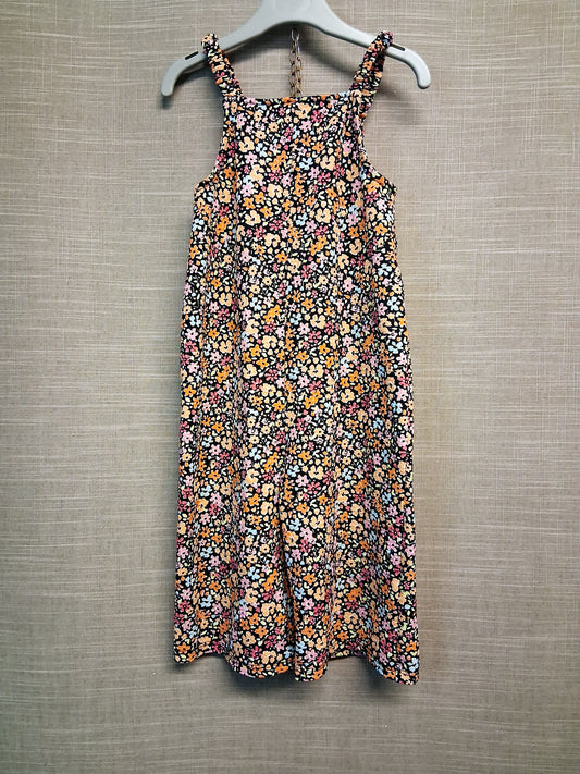 Primark Jumpsuit Black Floral Age 2-3 Years Lightweight