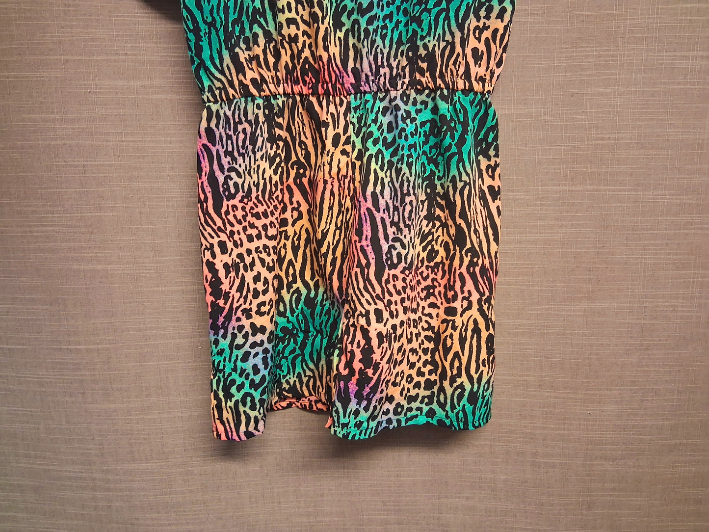Matalan Girls Playsuit Animal Print Multicolour Age 12 Years New