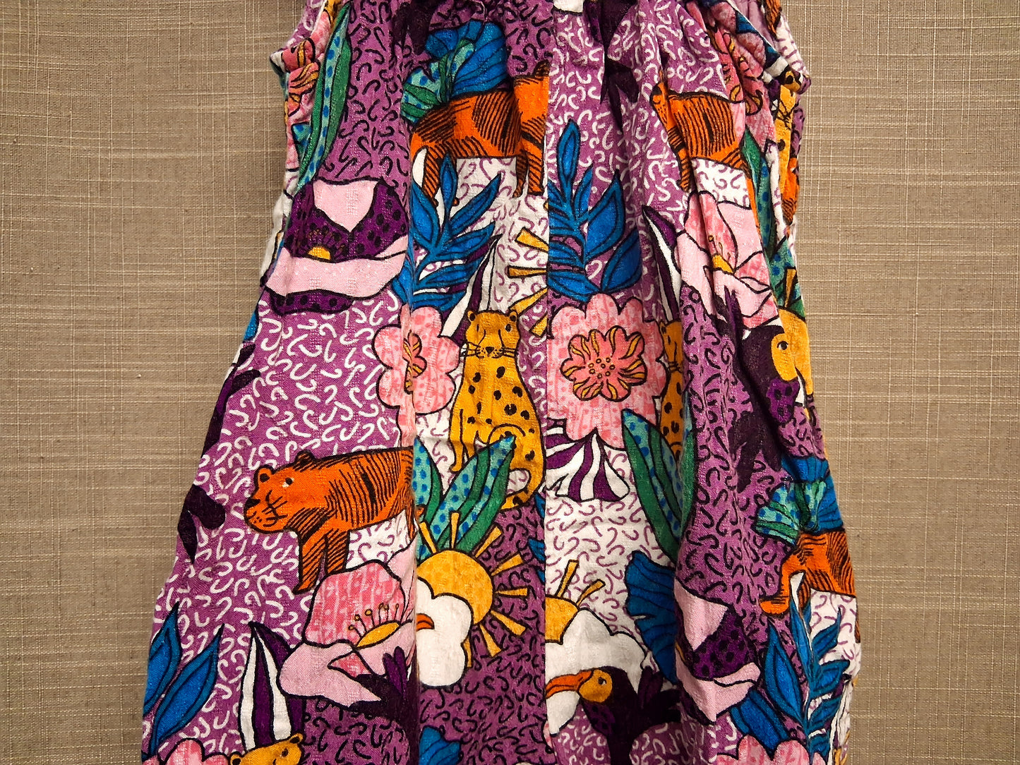 Next Girls Tropical Purple Romper Size 18-24 Months