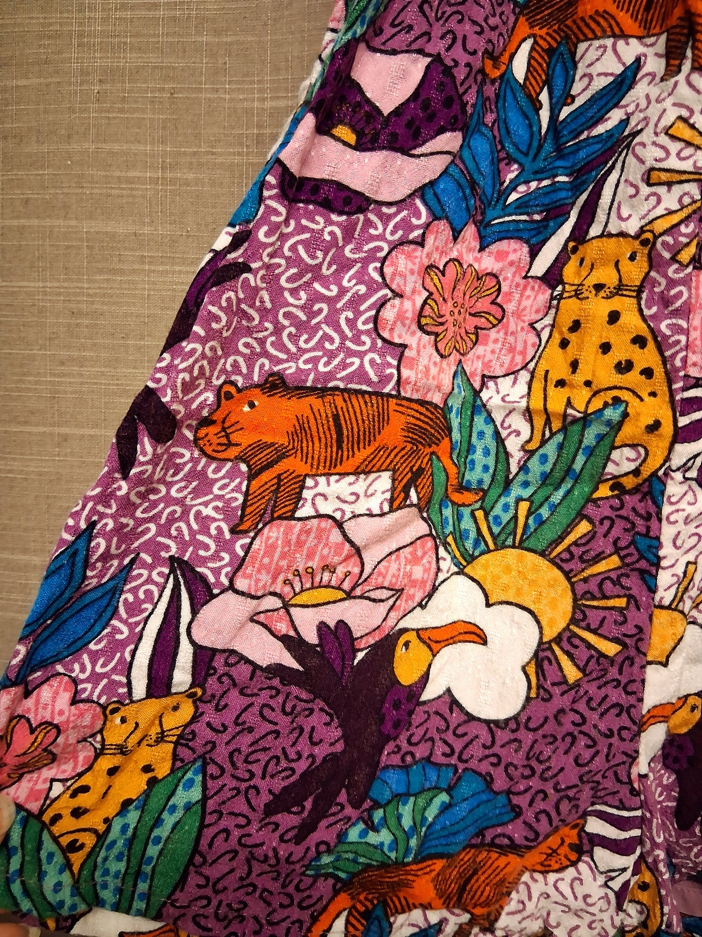 Next Girls Tropical Purple Romper Size 18-24 Months