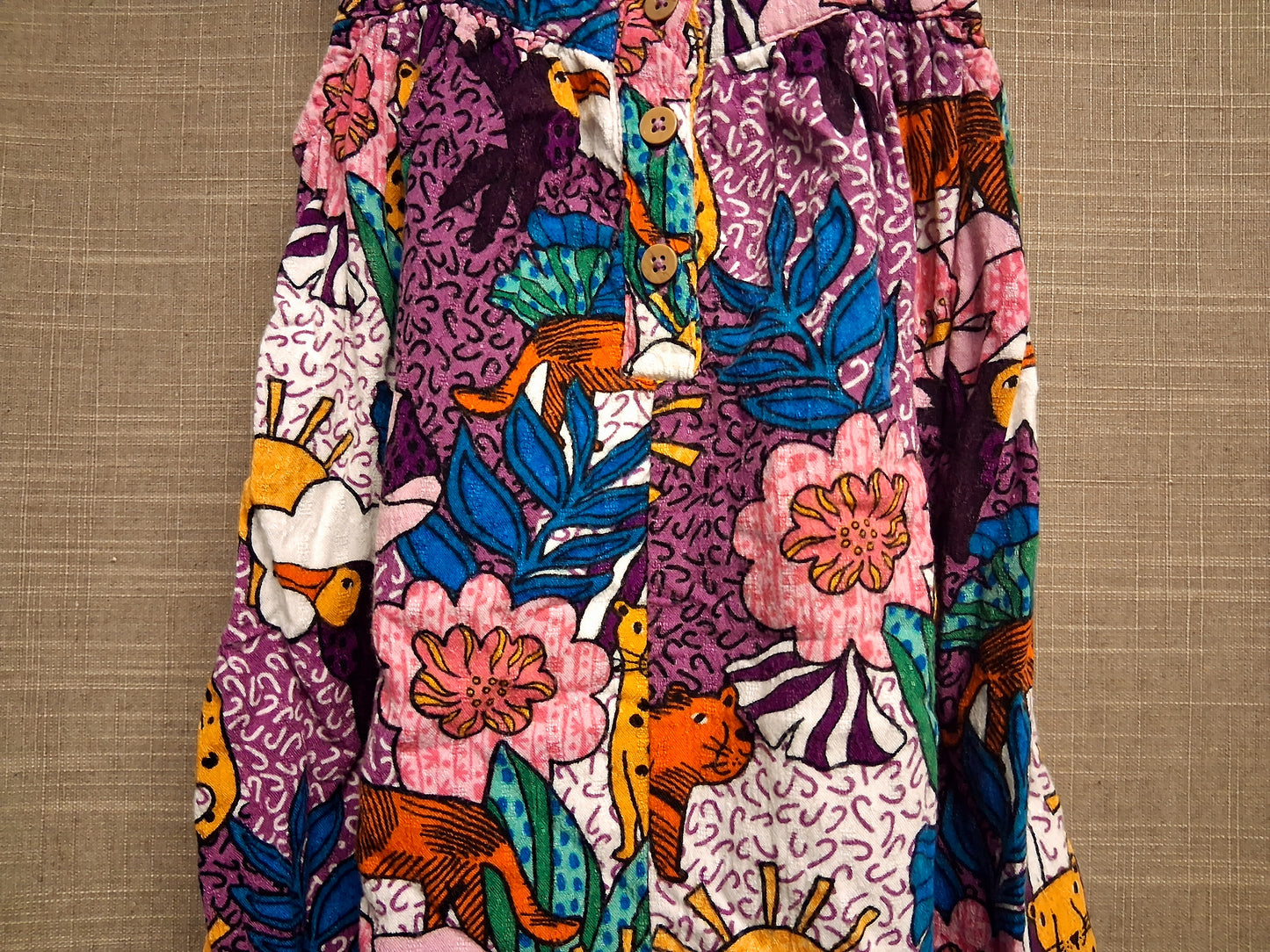 Next Girls Tropical Purple Romper Size 18-24 Months
