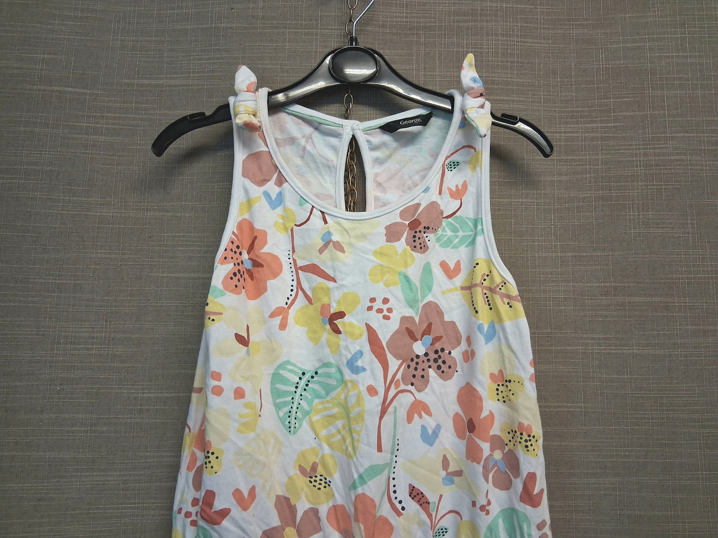 George Girls Playsuit Jersey Floral Age 11-12 Years