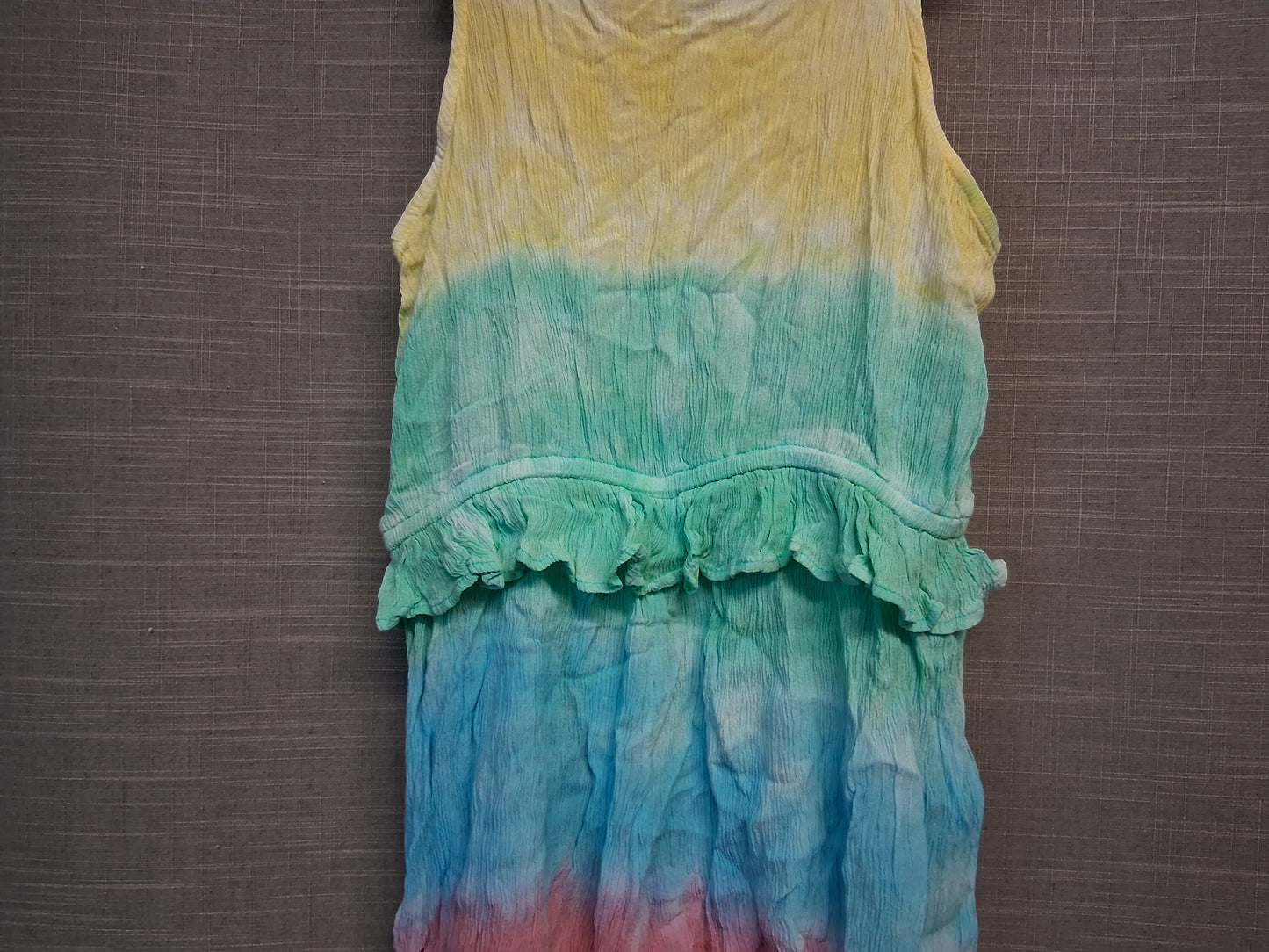 Marks And Spencer Playsuit Multicolour Crepe Tie Dye Age 11-12 Years