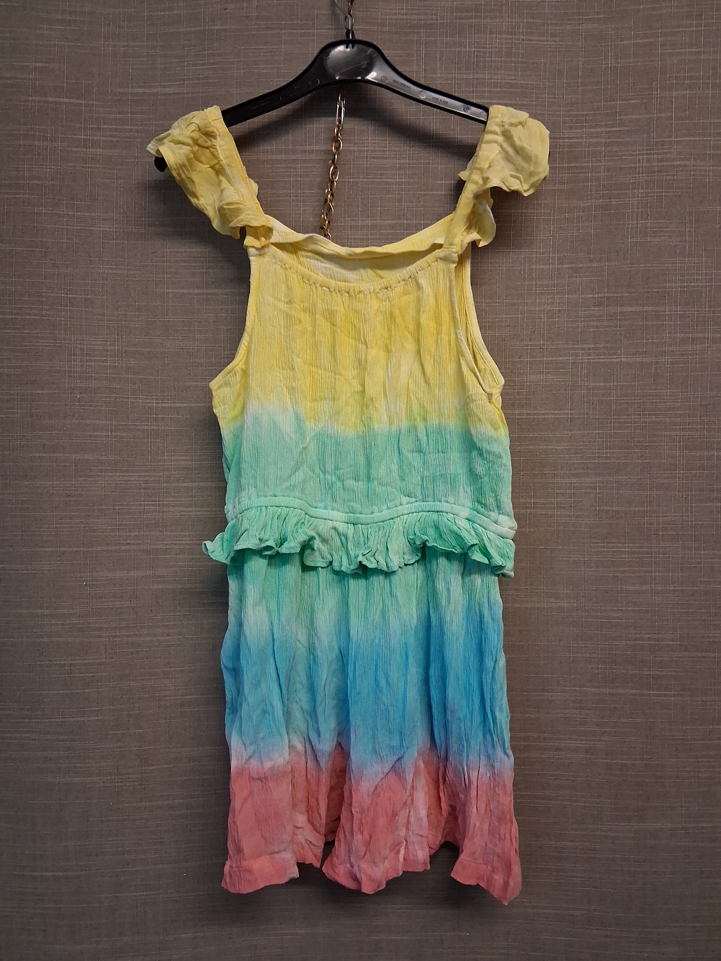 Marks And Spencer Playsuit Multicolour Crepe Tie Dye Age 11-12 Years